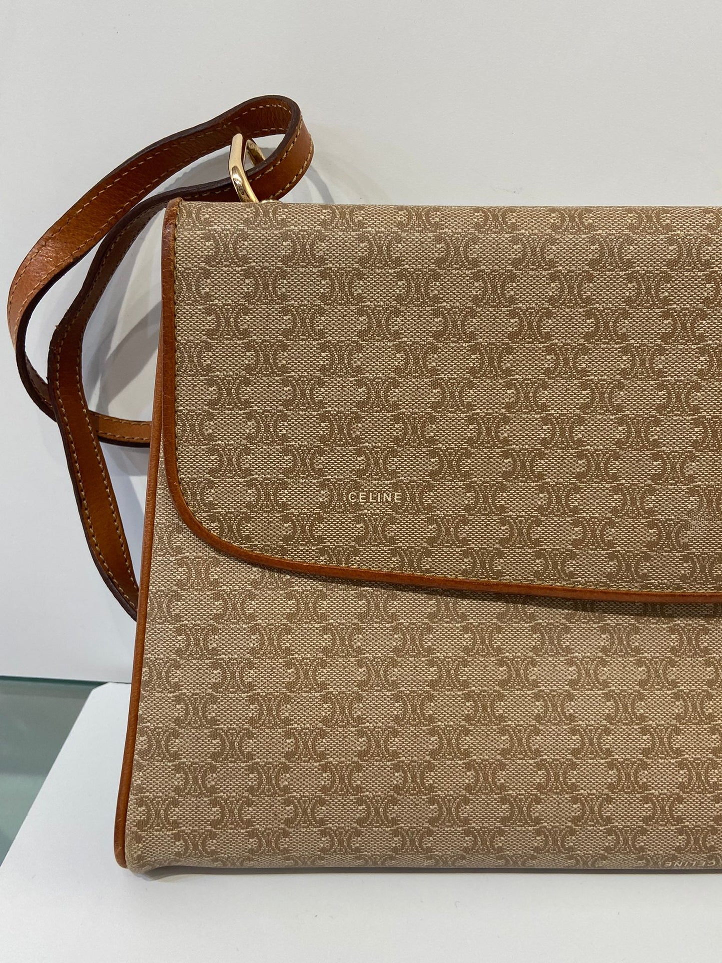 Celine vintage macadam envelope bag