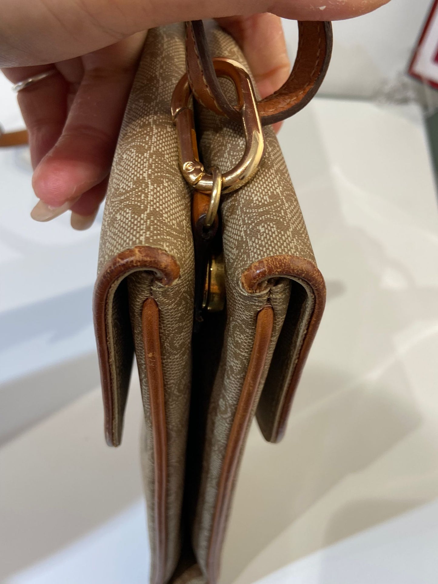 Celine vintage macadam envelope bag