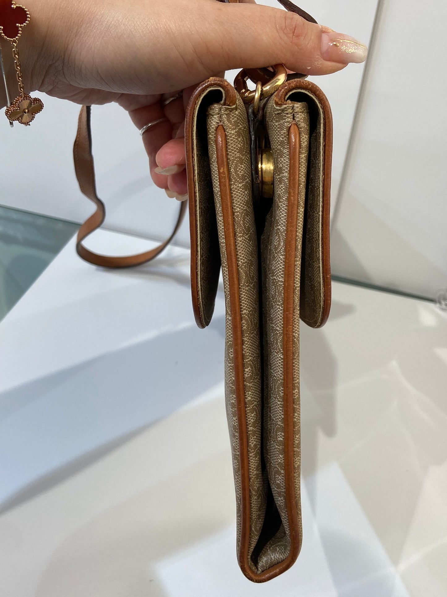 Celine vintage macadam envelope bag