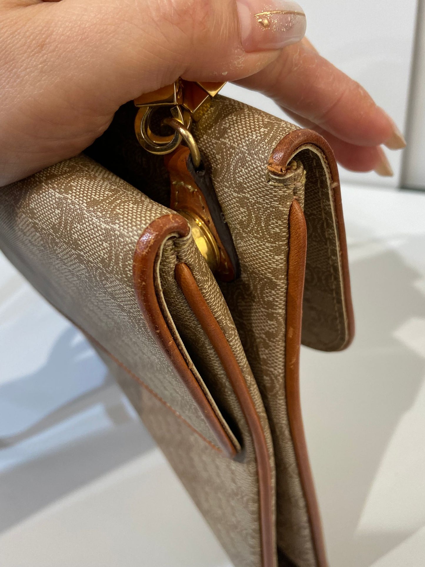 Celine vintage macadam envelope bag