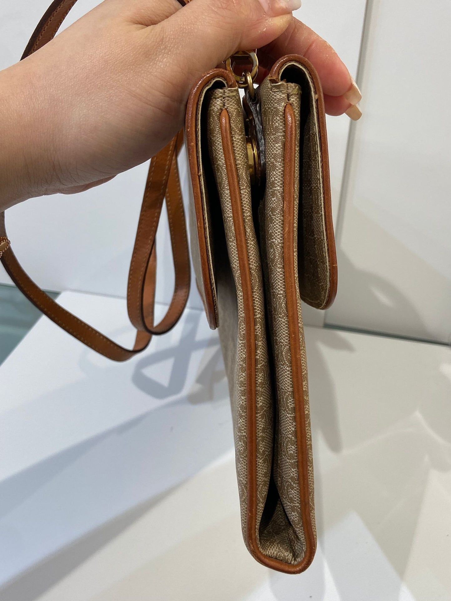 Celine vintage macadam envelope bag