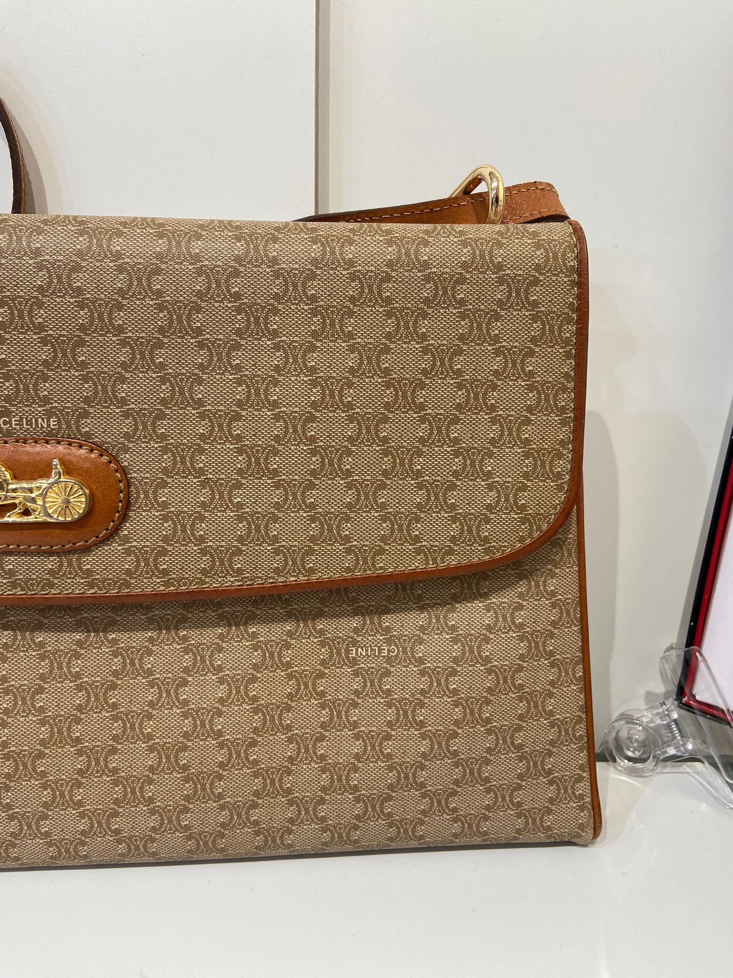 Celine vintage macadam envelope bag