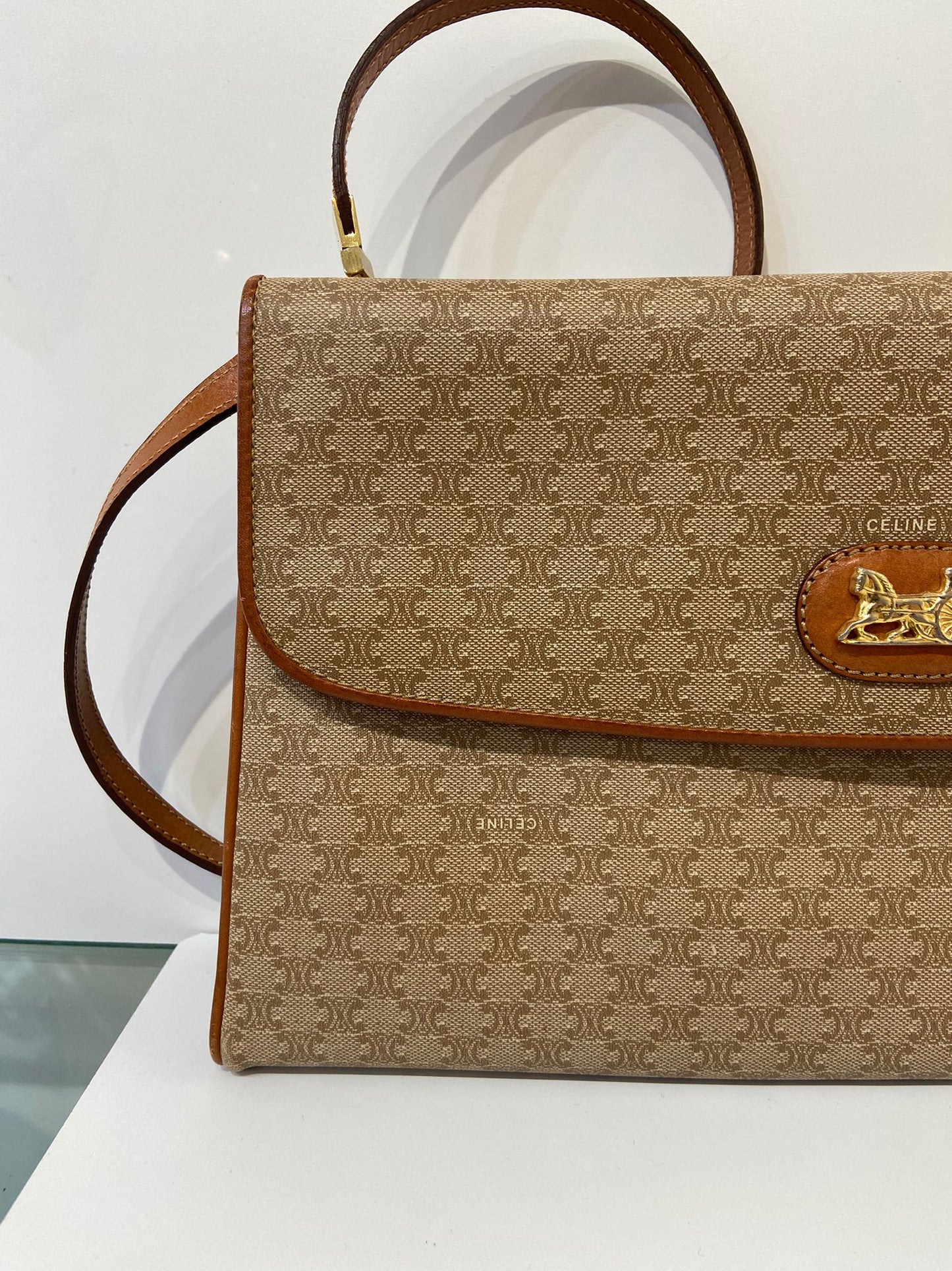 Celine vintage macadam envelope bag