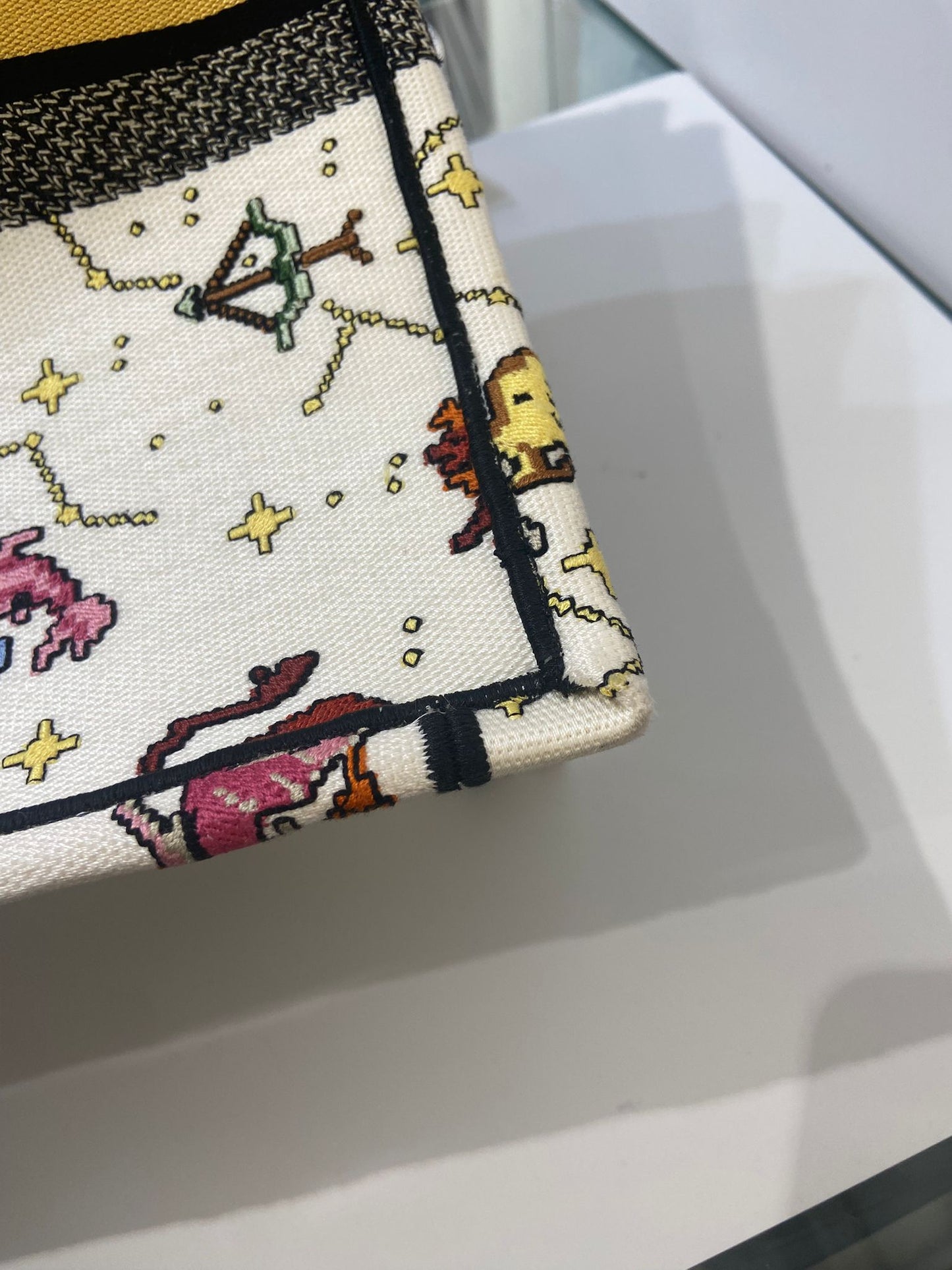 DIOR BOOK TOTE Large Pixel Zodiac