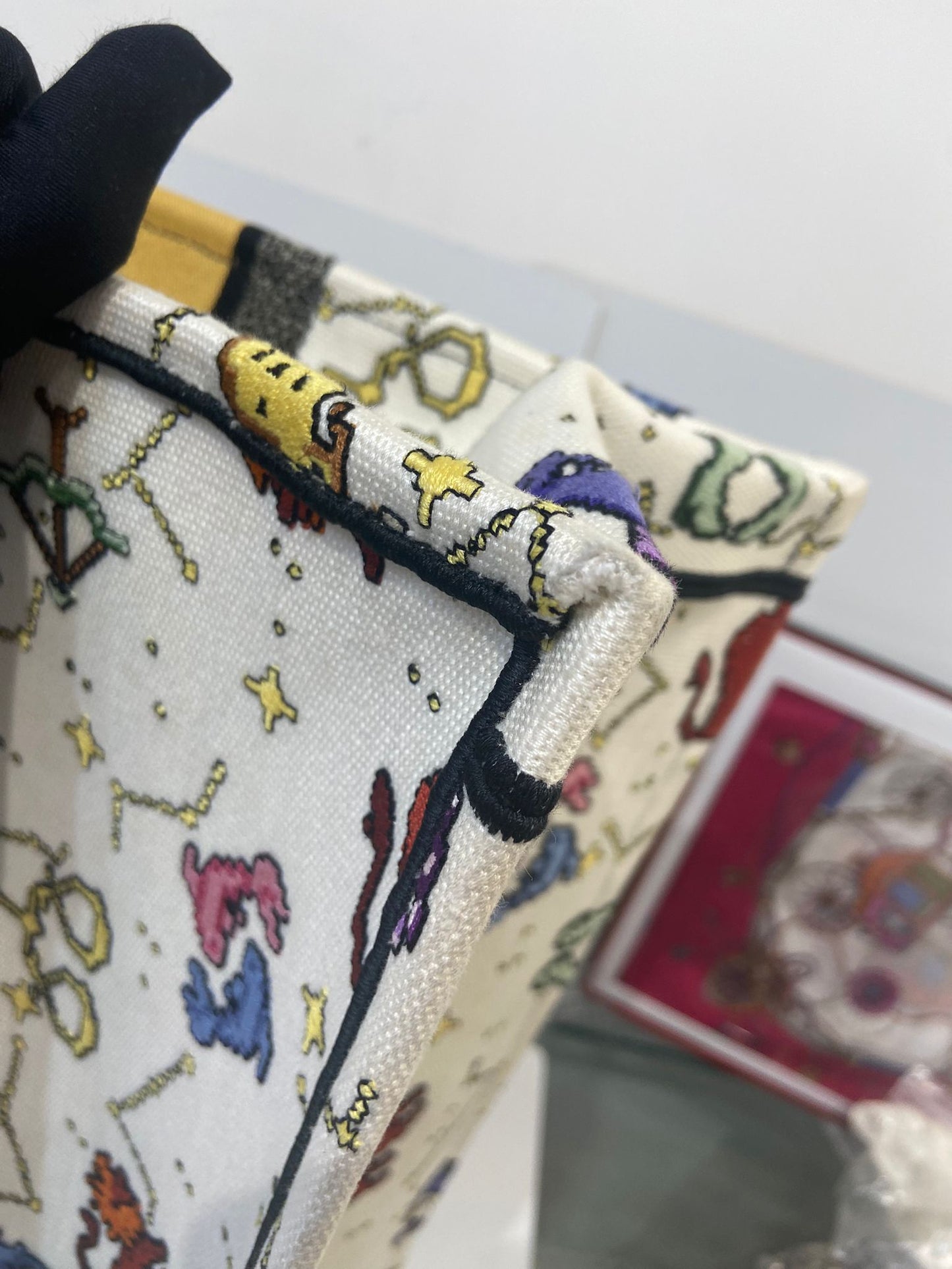 DIOR BOOK TOTE Large Pixel Zodiac