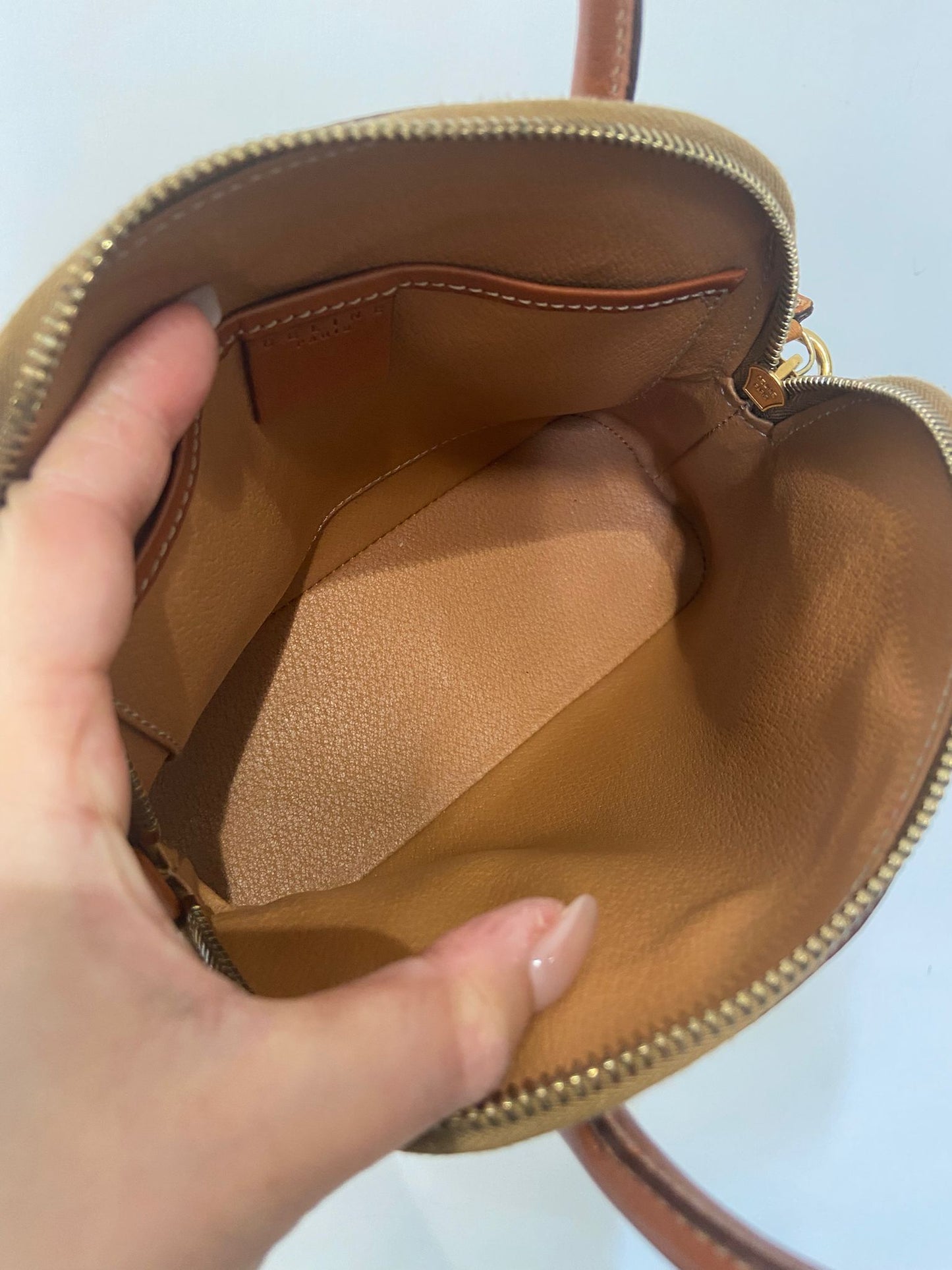 Celine vintage macadam Alma bag