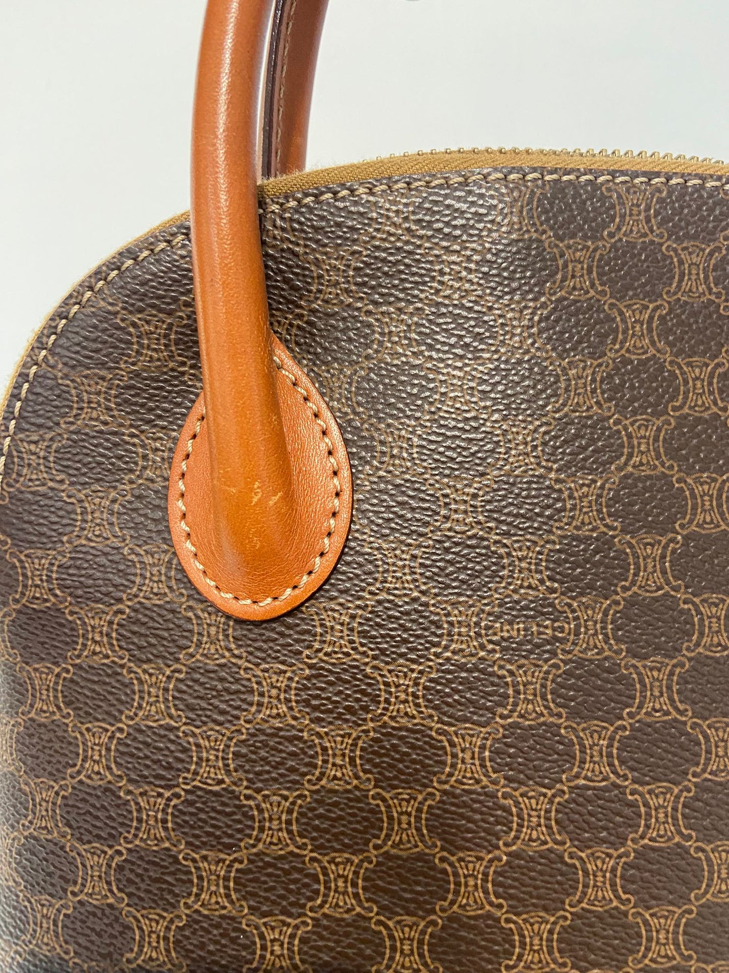 Celine vintage macadam Alma bag