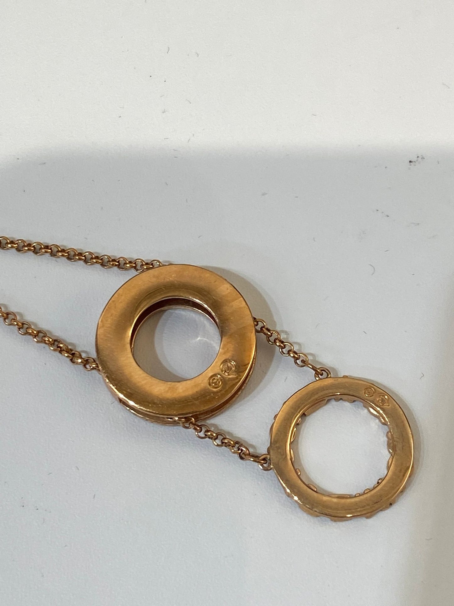 swarovski necklace and bracelet set rose gold