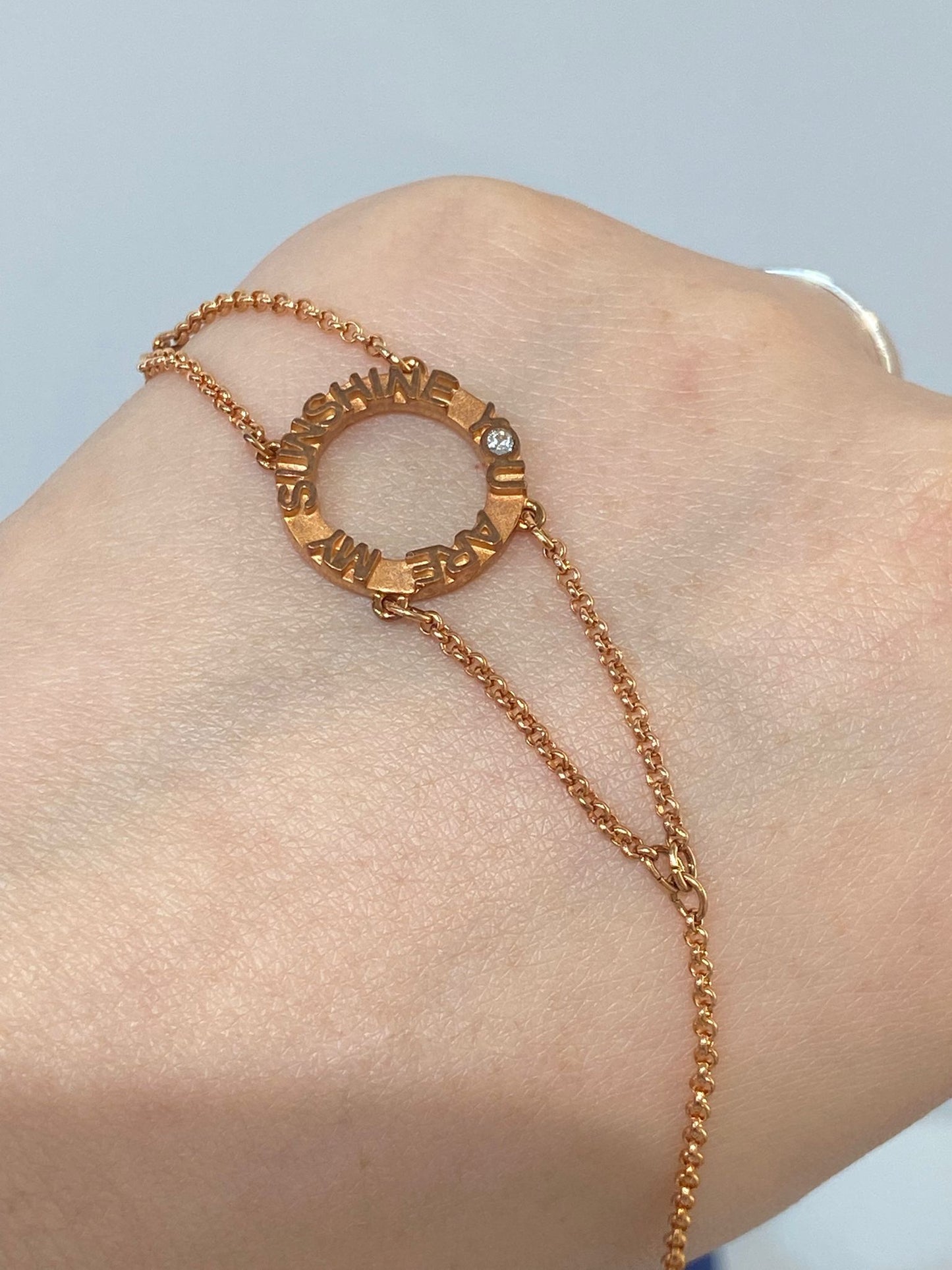 swarovski necklace and bracelet set rose gold