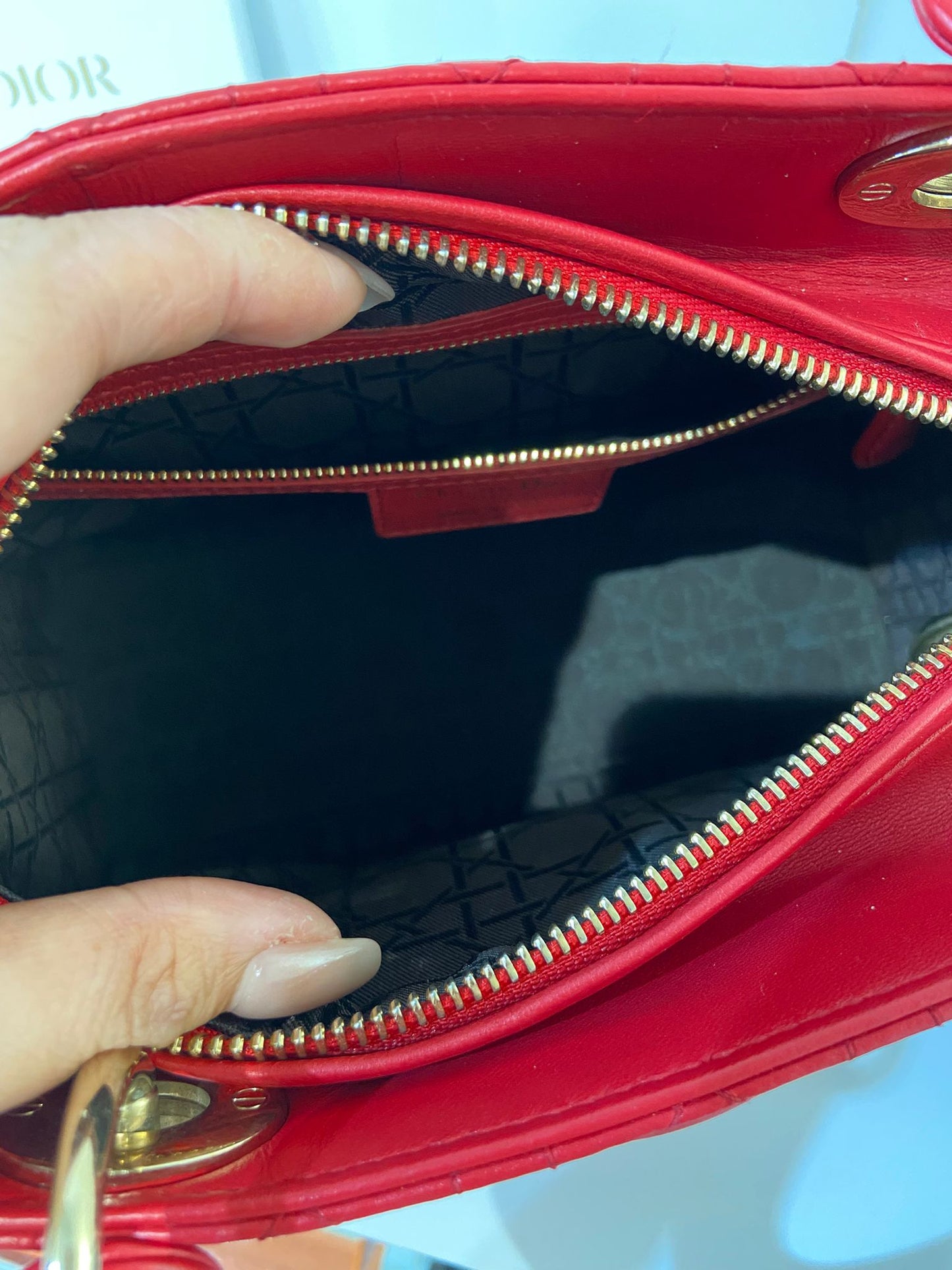 Dior lady dior bag