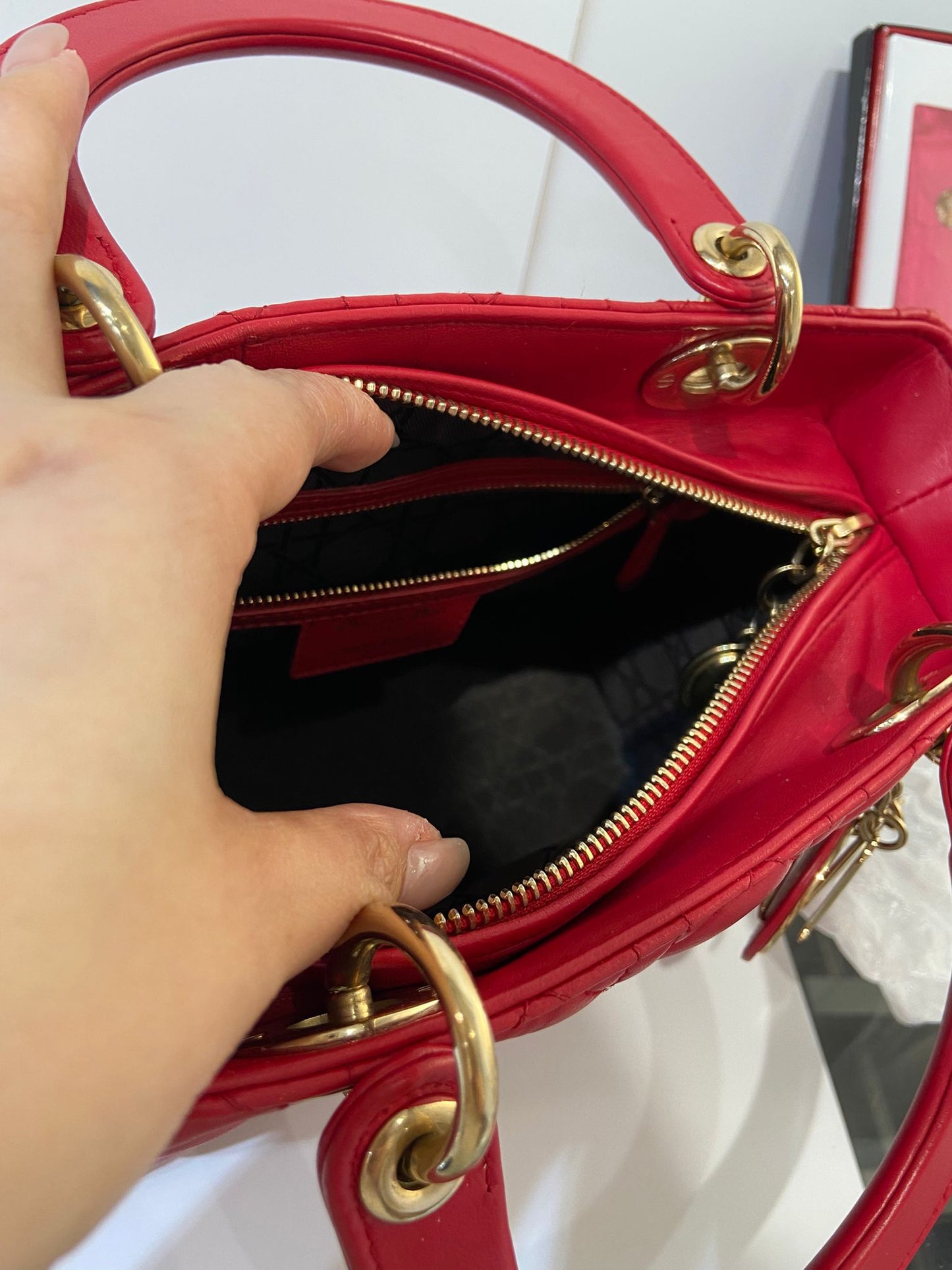 Dior lady dior bag