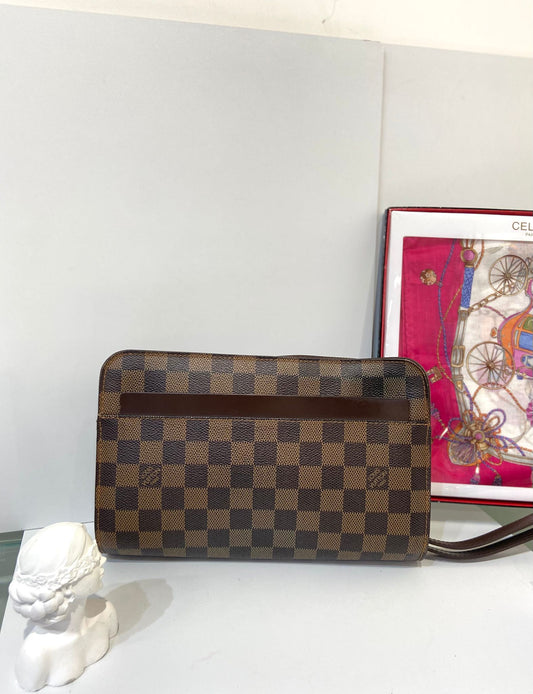 LV Damier Ebene Saint Louis clutch