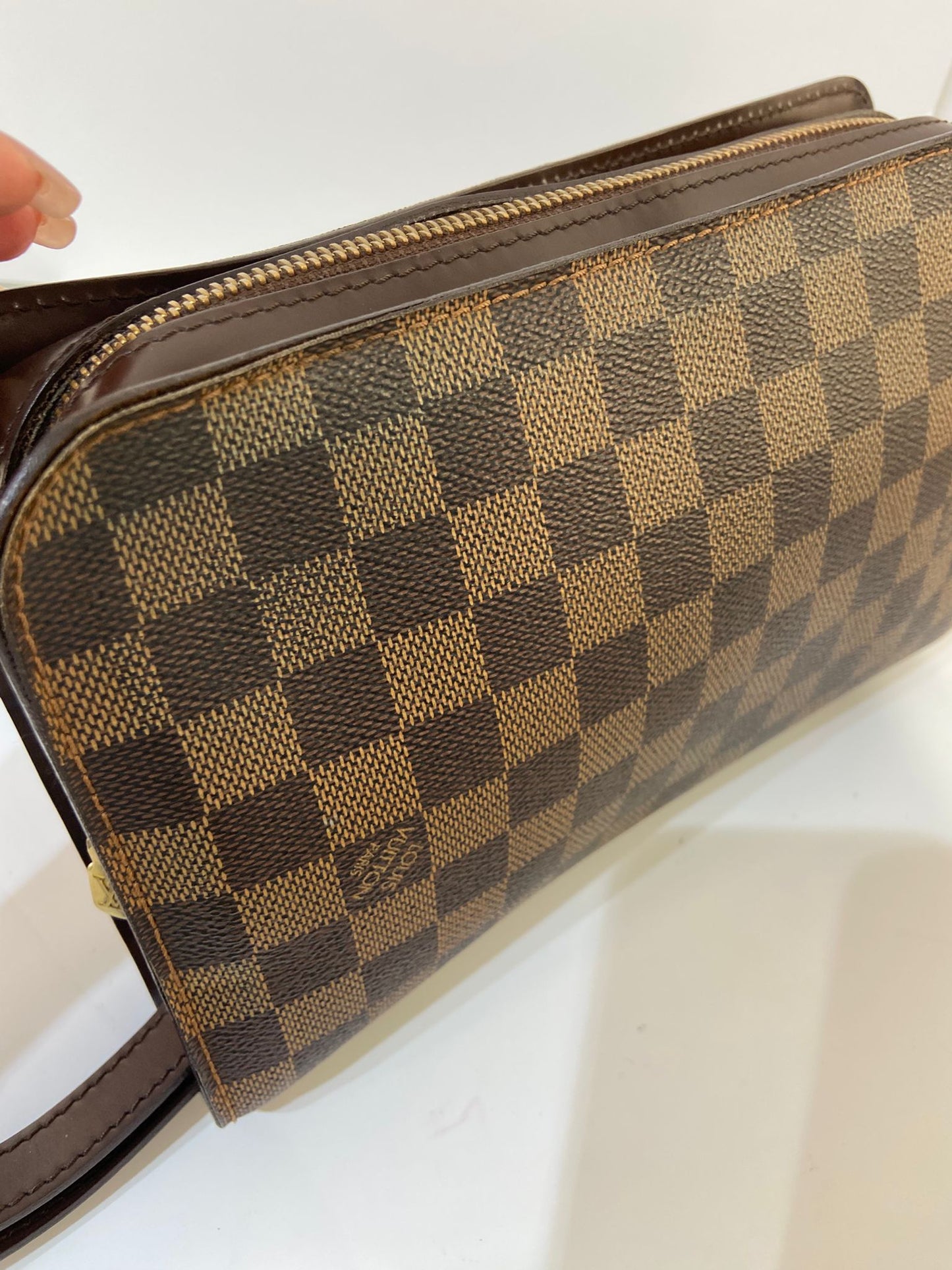 LV Damier Ebene Saint Louis clutch