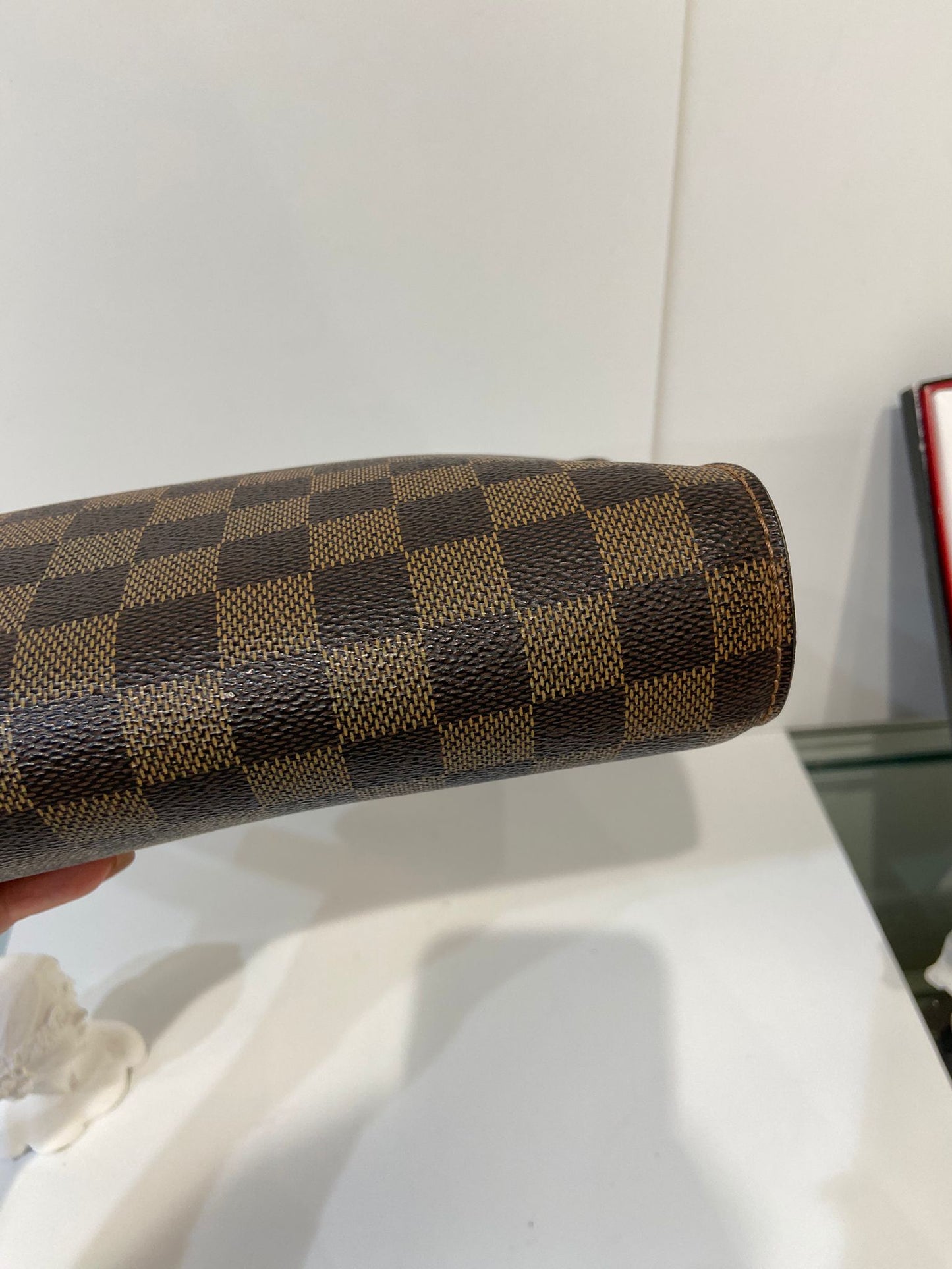 LV Damier Ebene Saint Louis clutch