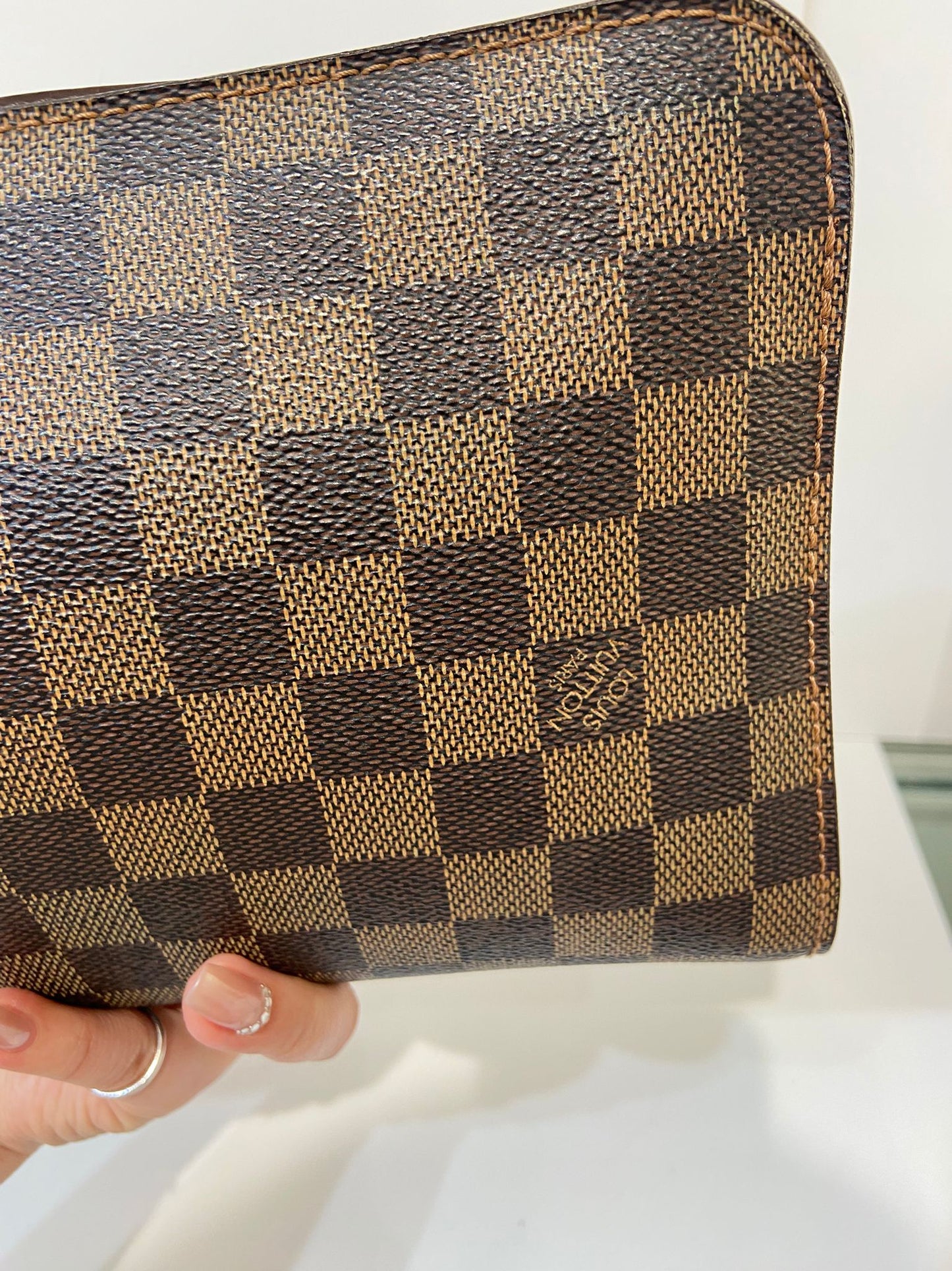 LV Damier Ebene Saint Louis clutch
