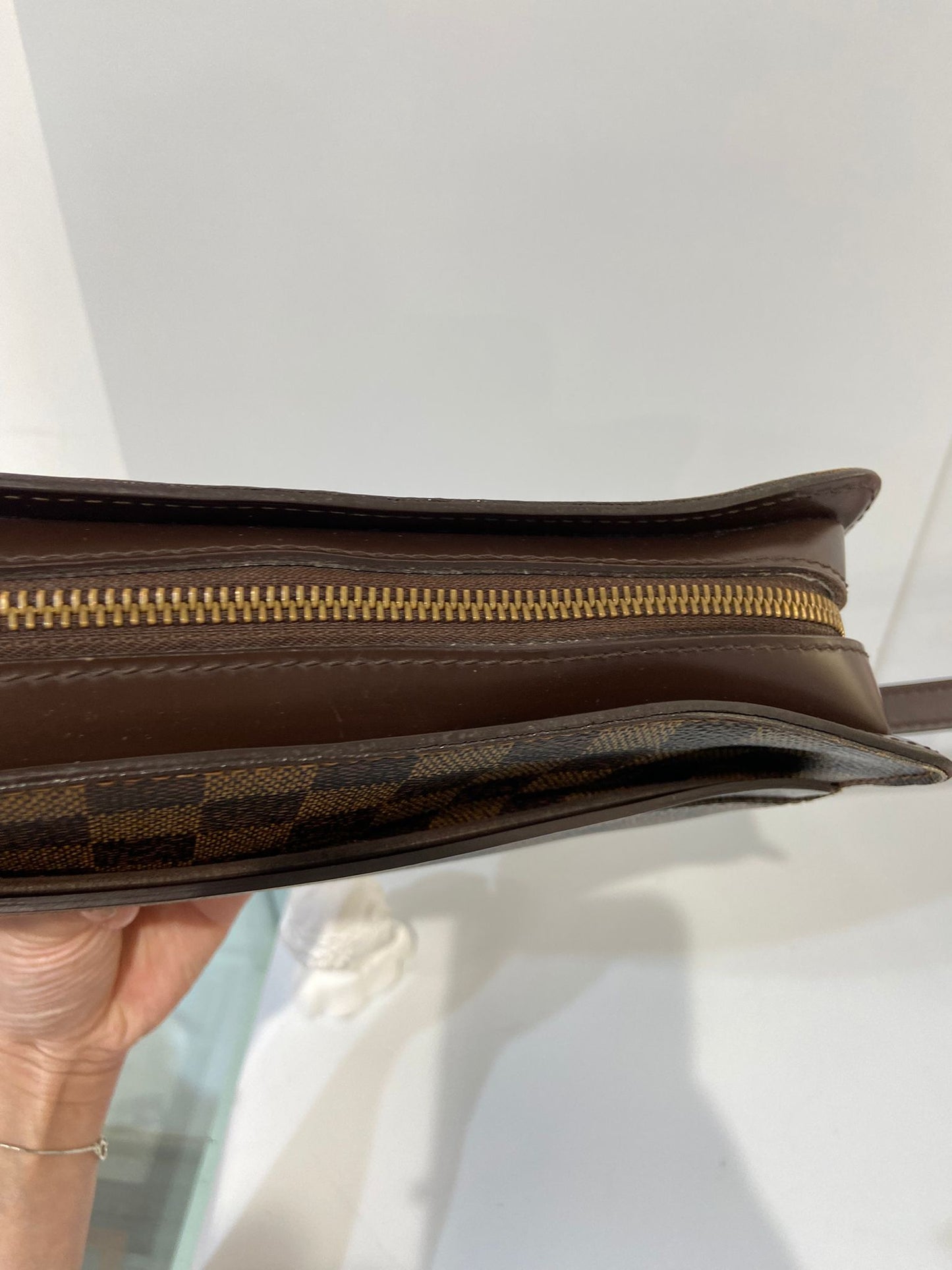 LV Damier Ebene Saint Louis clutch