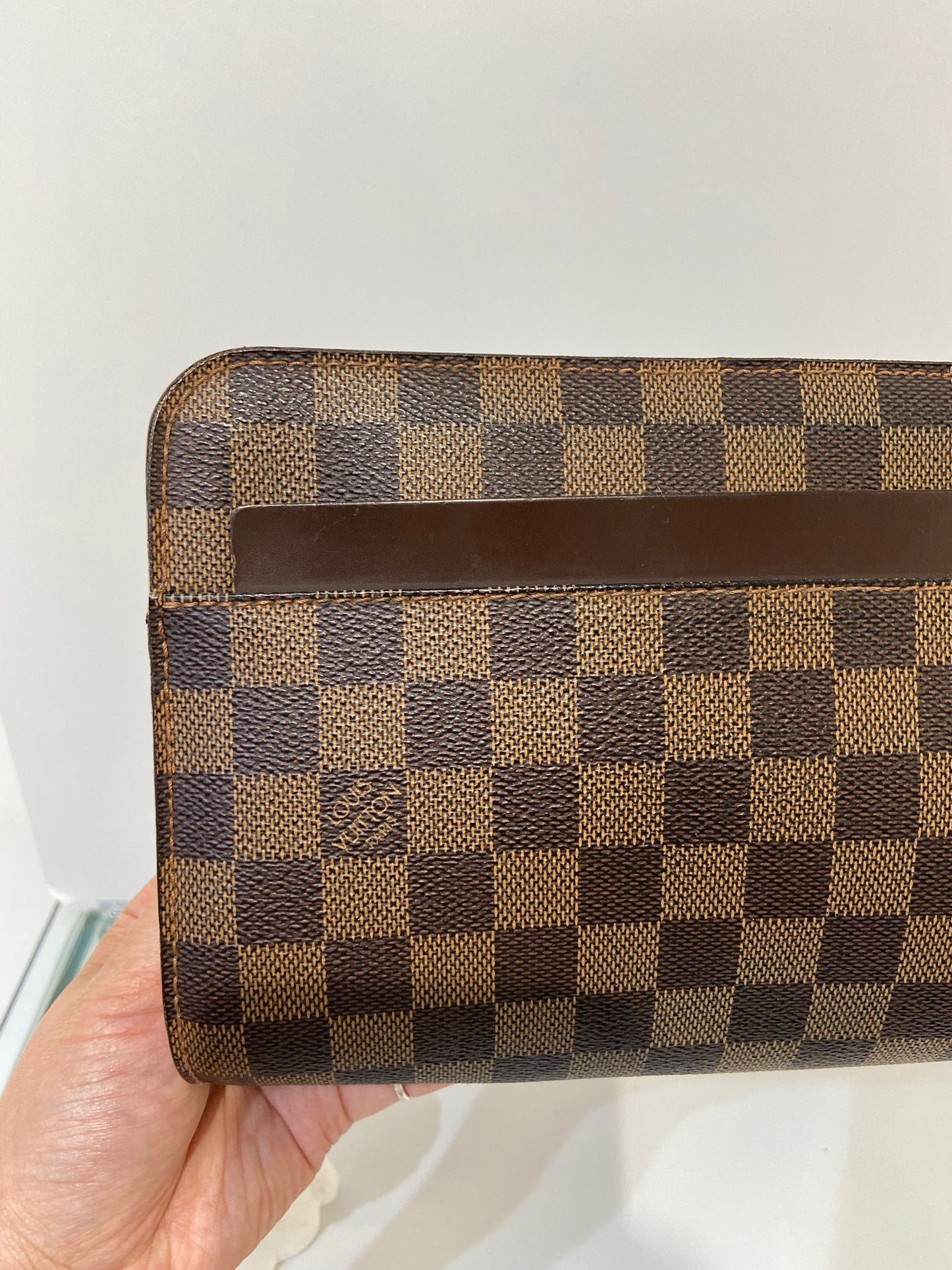 LV Damier Ebene Saint Louis clutch