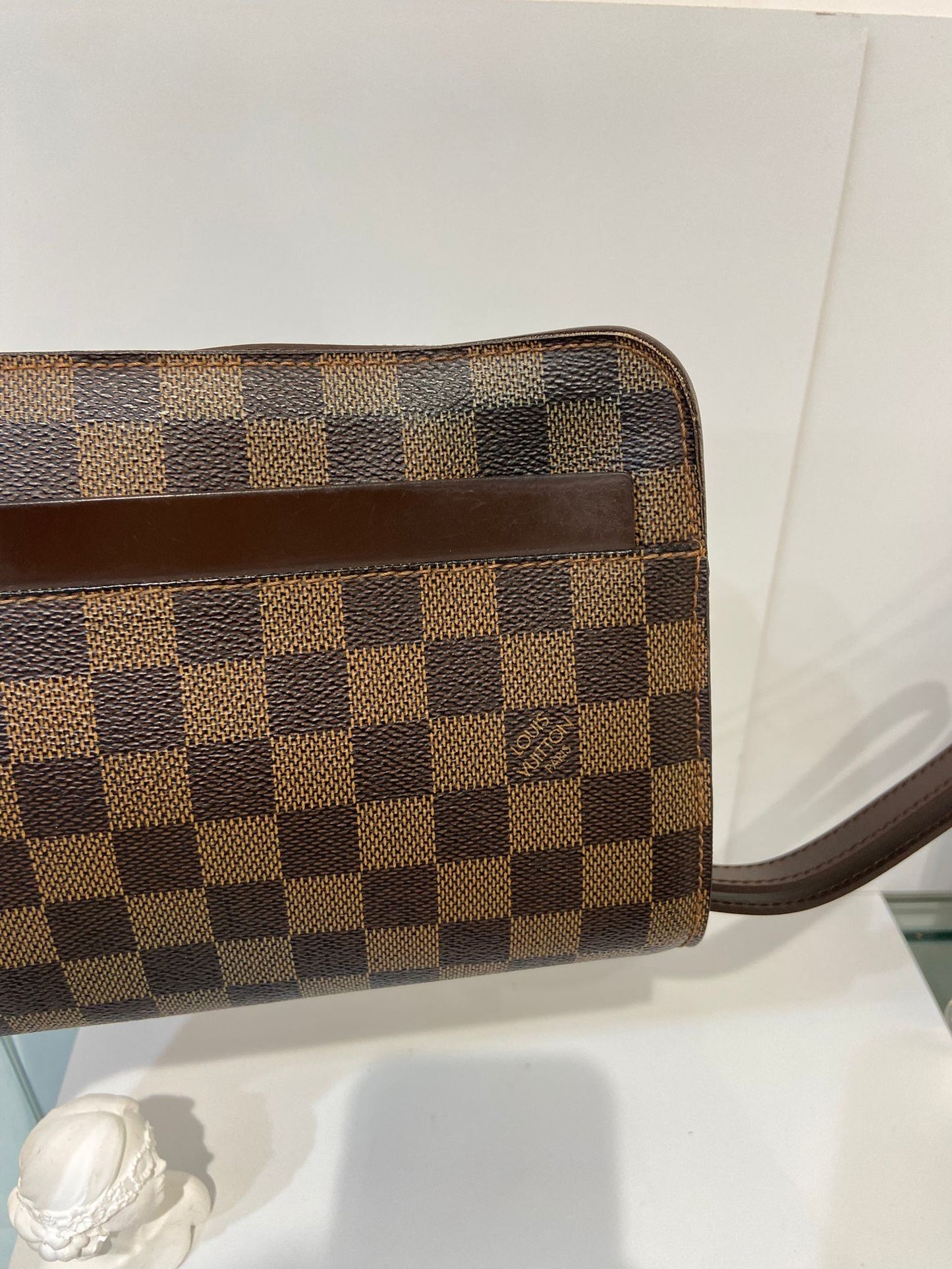 LV Damier Ebene Saint Louis clutch