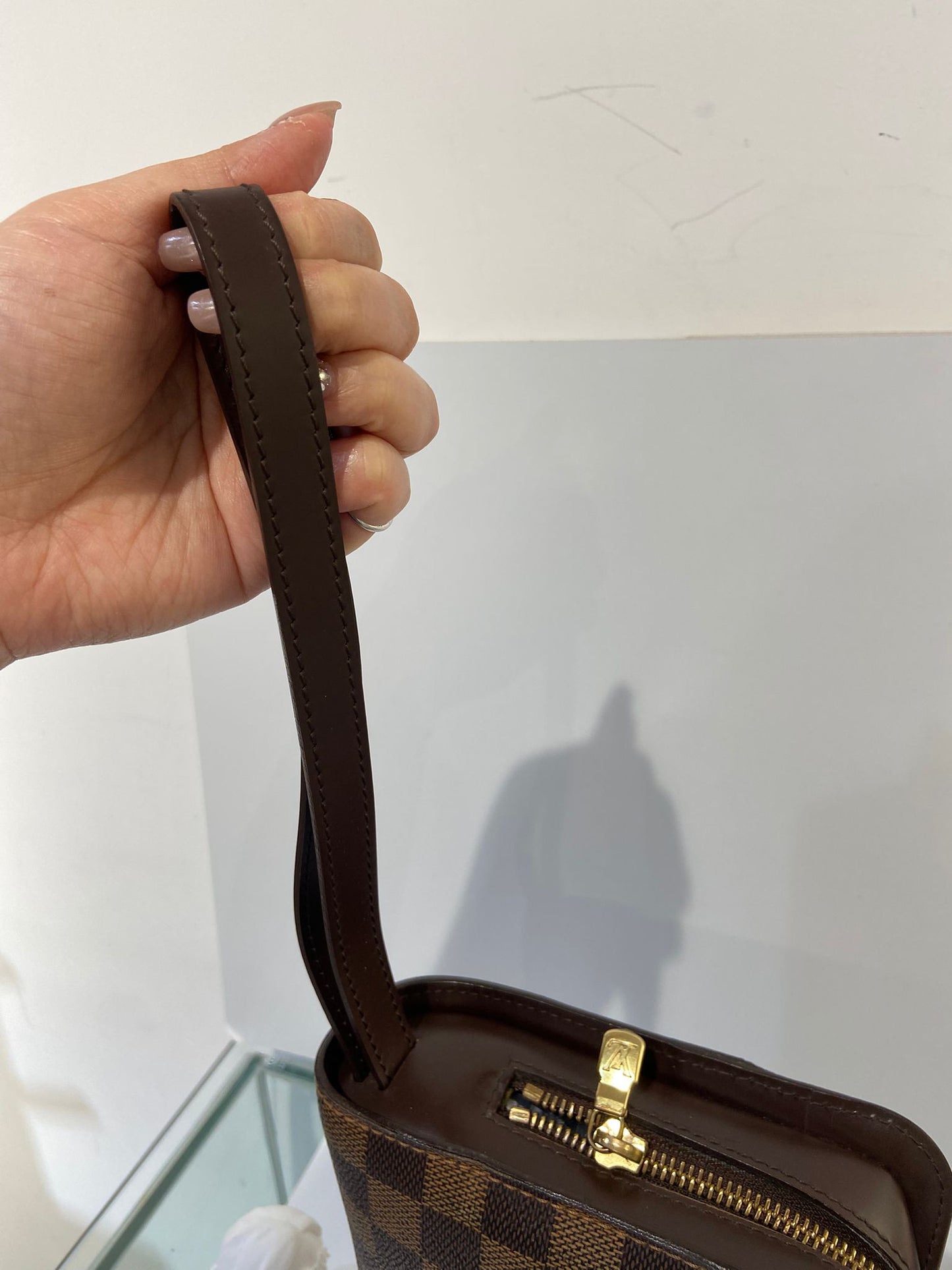 LV Damier Ebene Saint Louis clutch