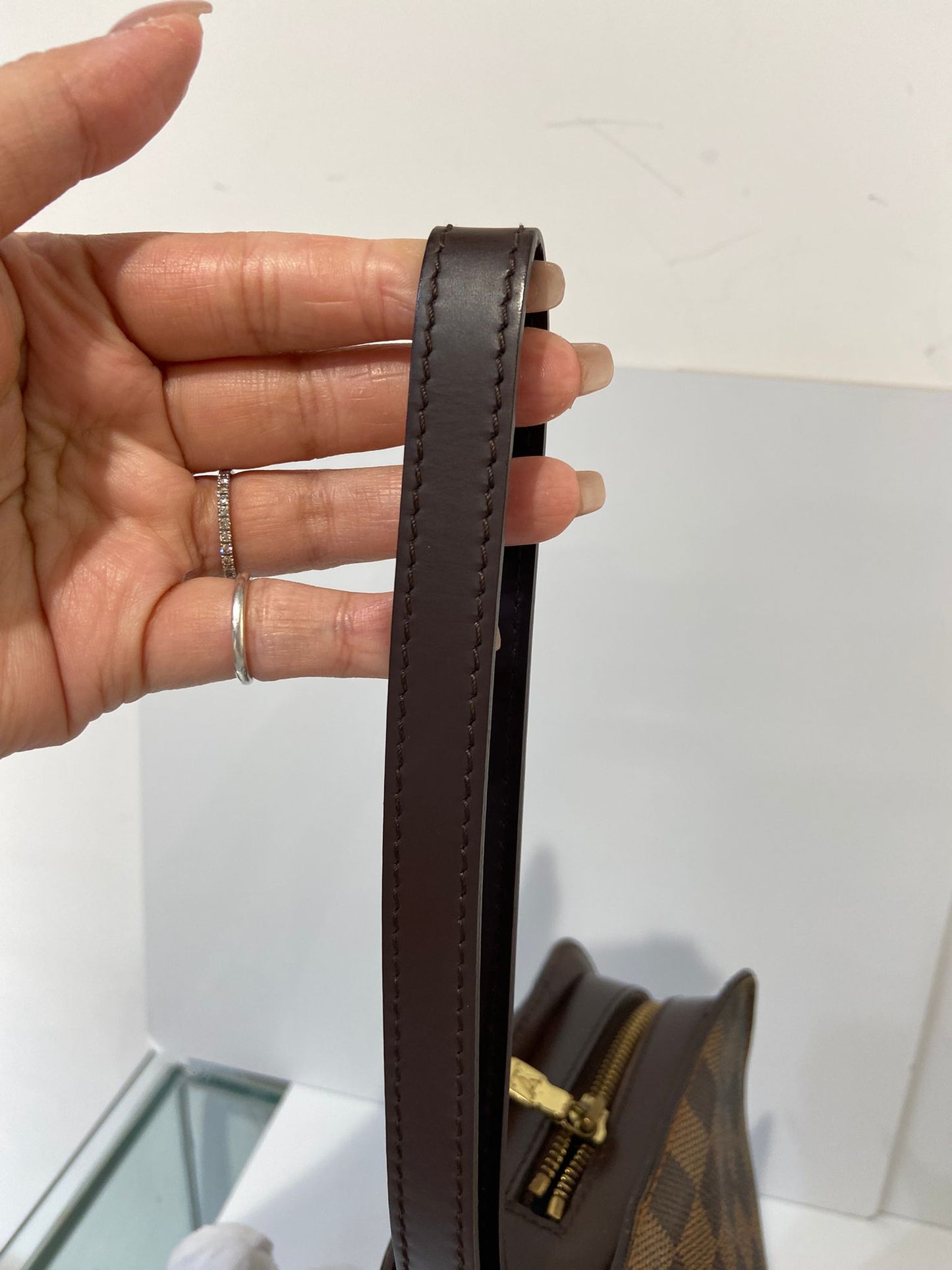 LV Damier Ebene Saint Louis clutch
