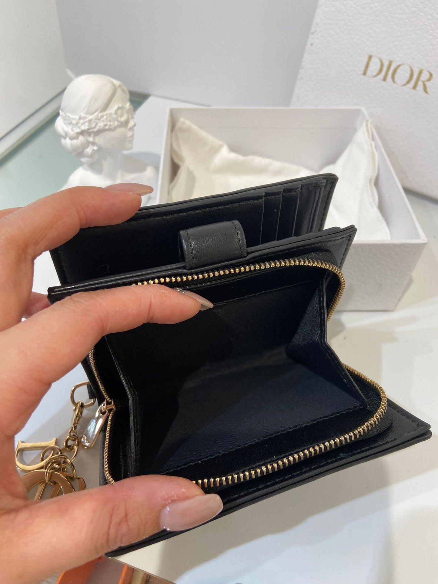 Dior lady dior wallet