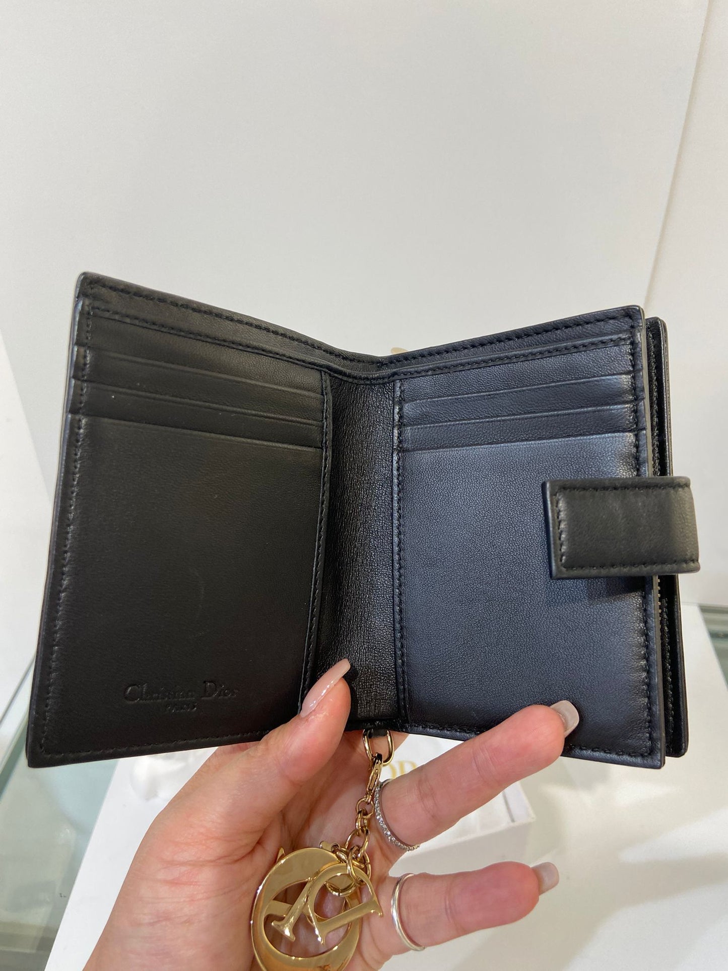 Dior lady dior wallet