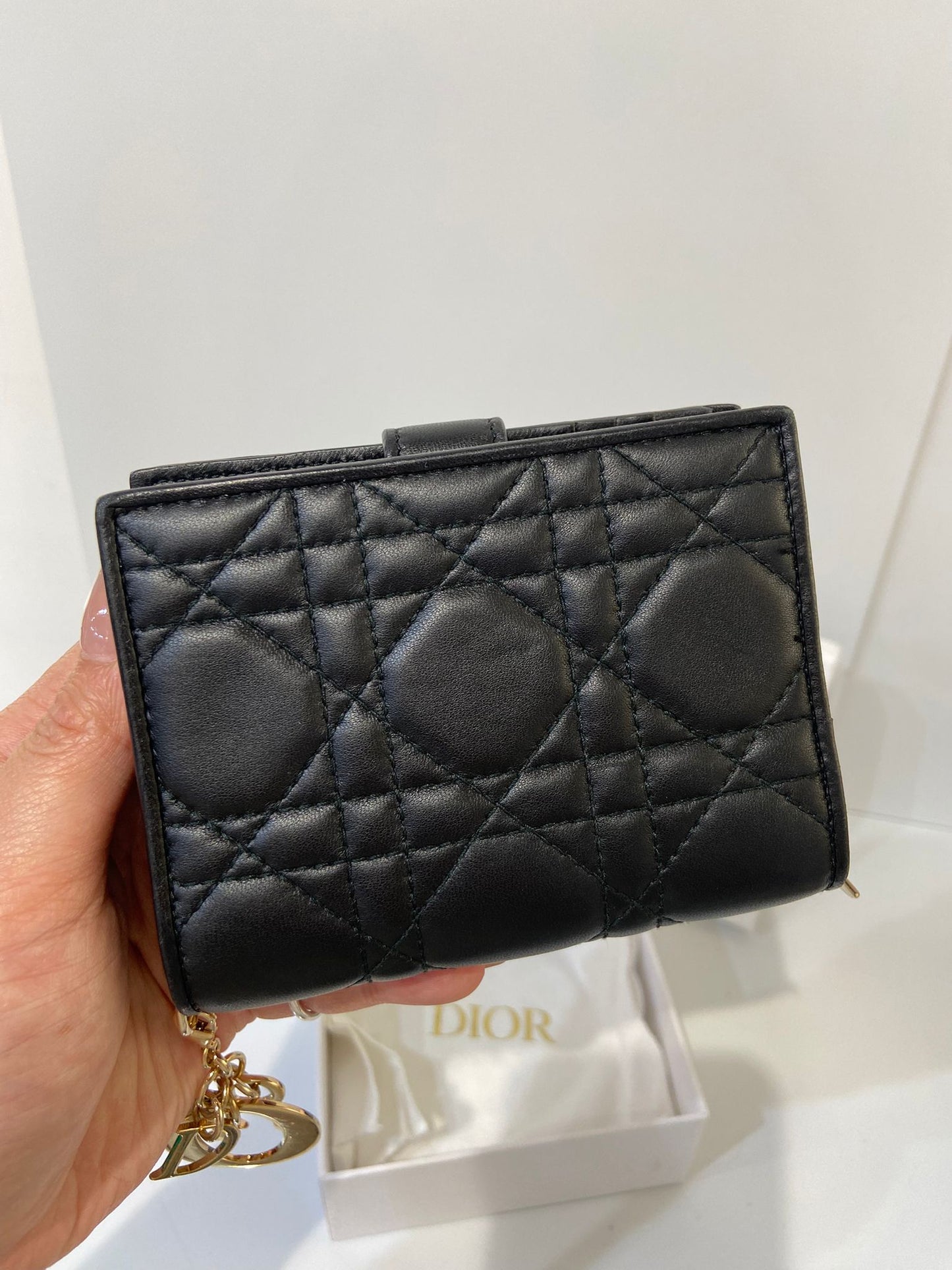 Dior lady dior wallet