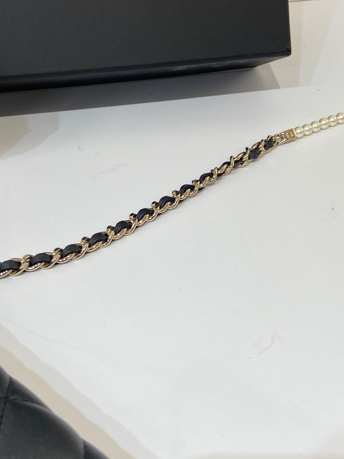 CHANEL WOC pearl chain