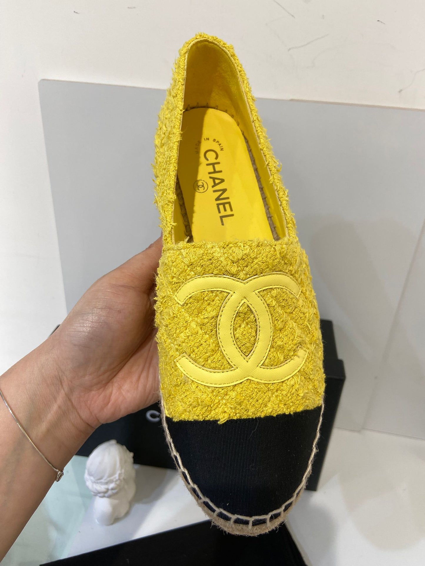 Chanel tweed espadrilles