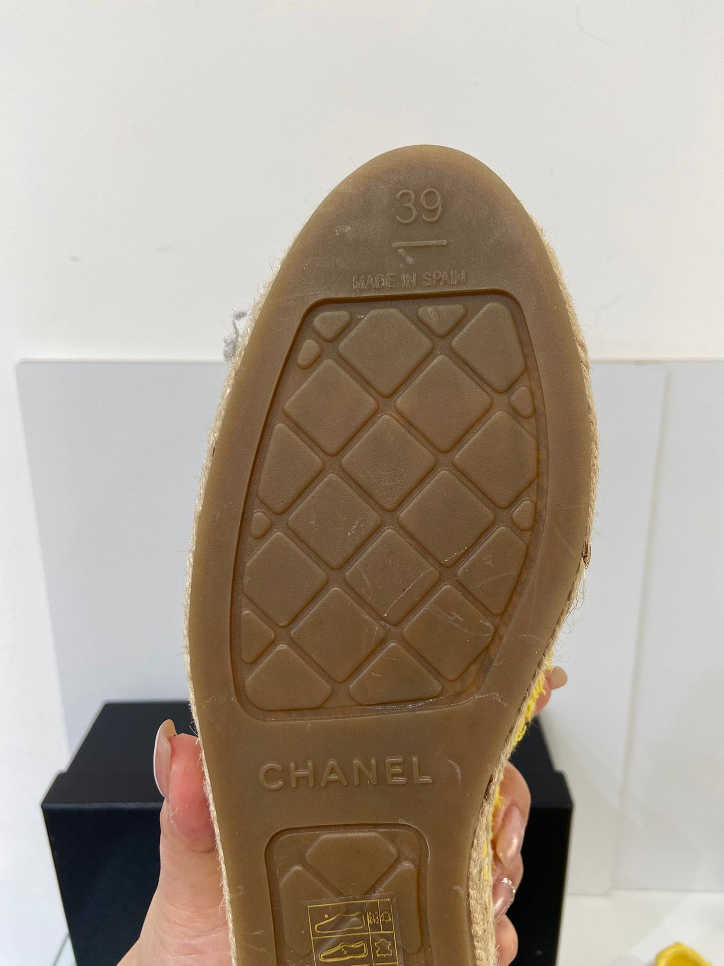 Chanel tweed espadrilles