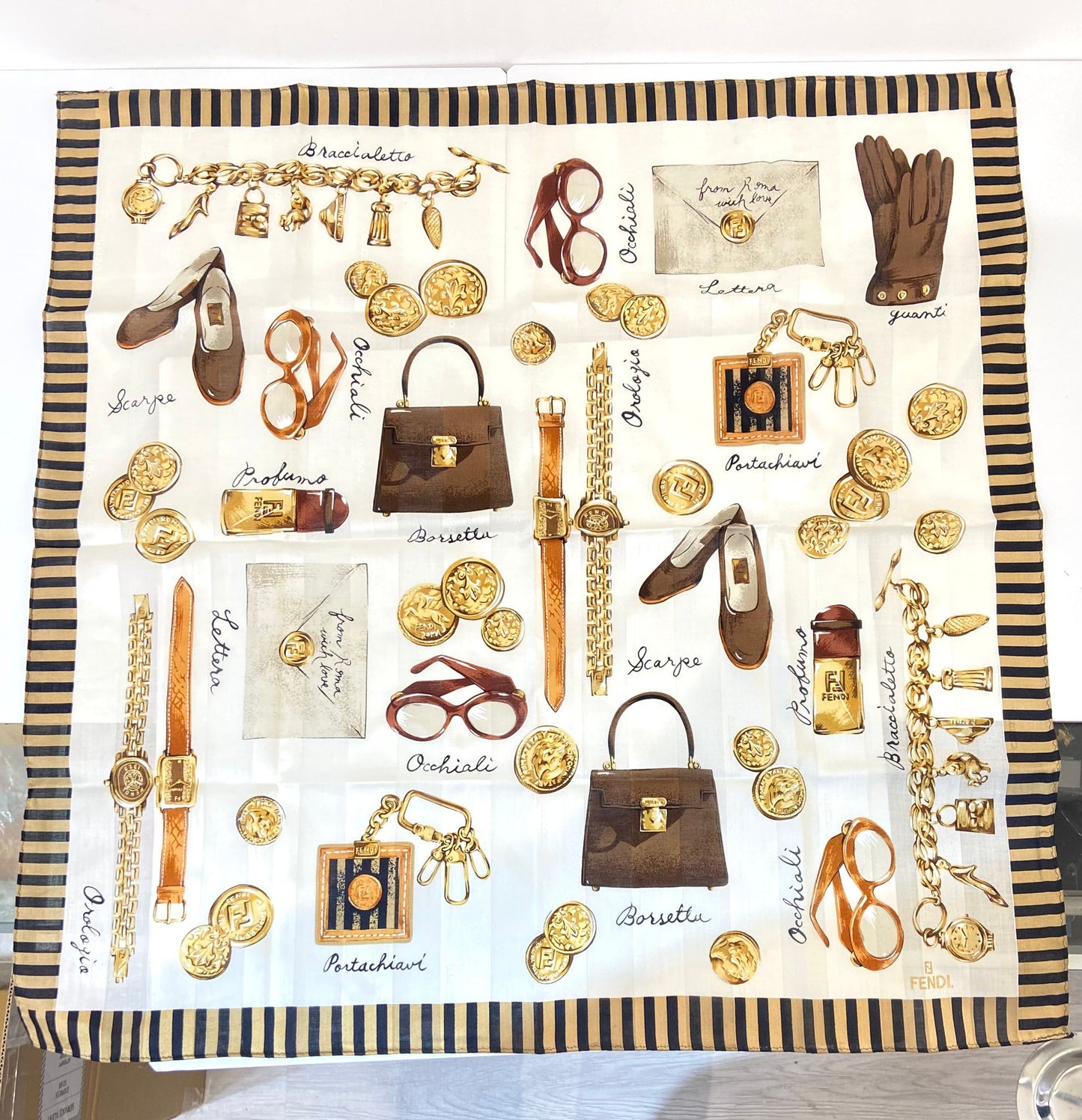 Fendi vintage scarf