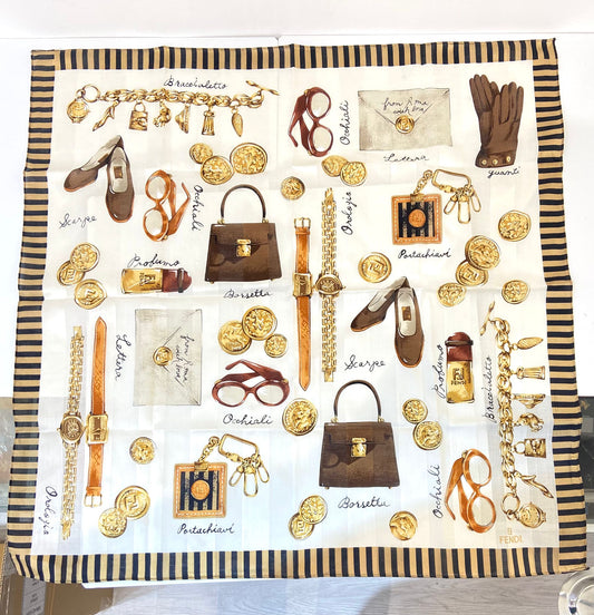 Fendi vintage scarf