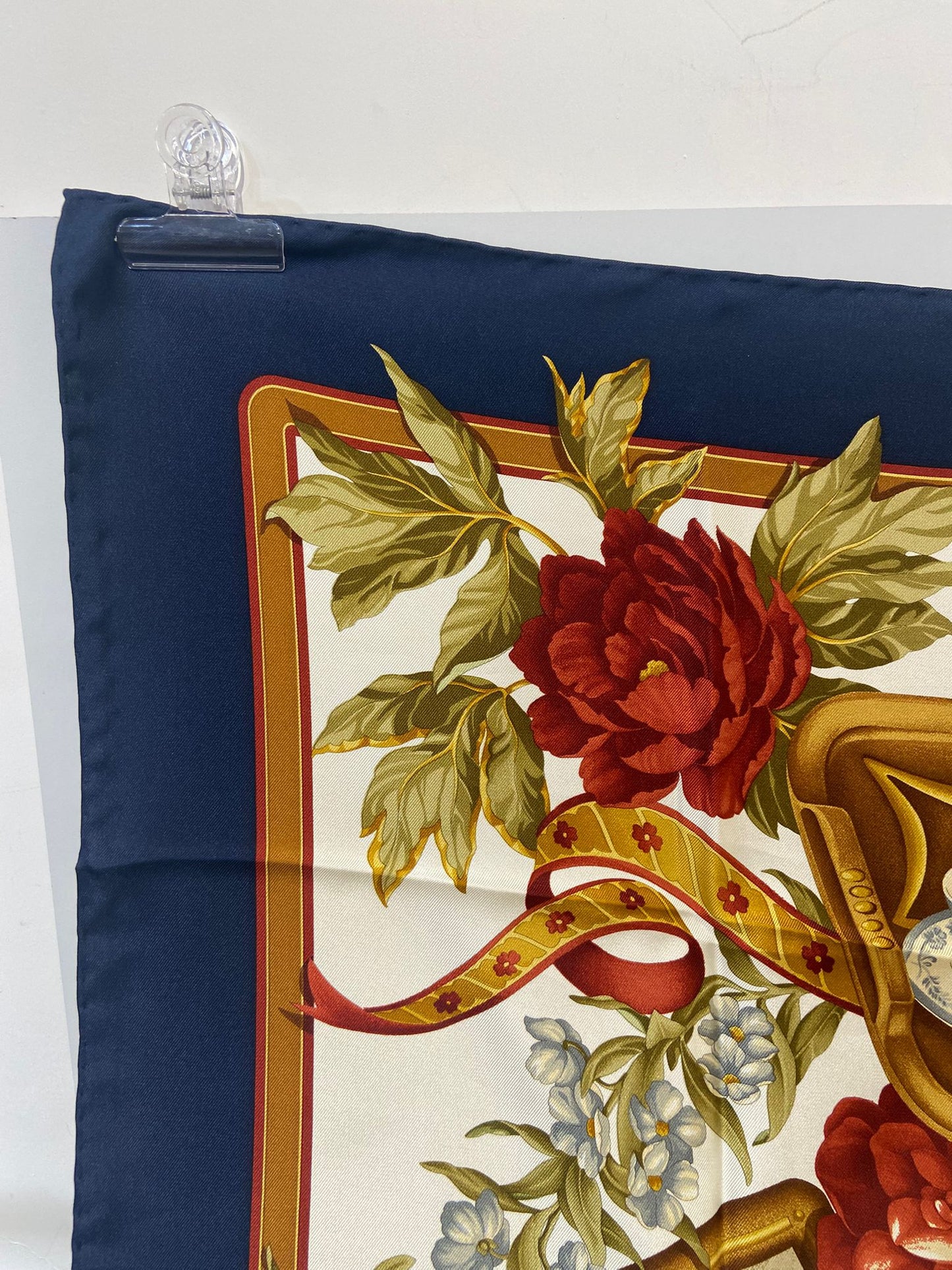 Salvatore Ferragamo Golden Floral Memories scarf