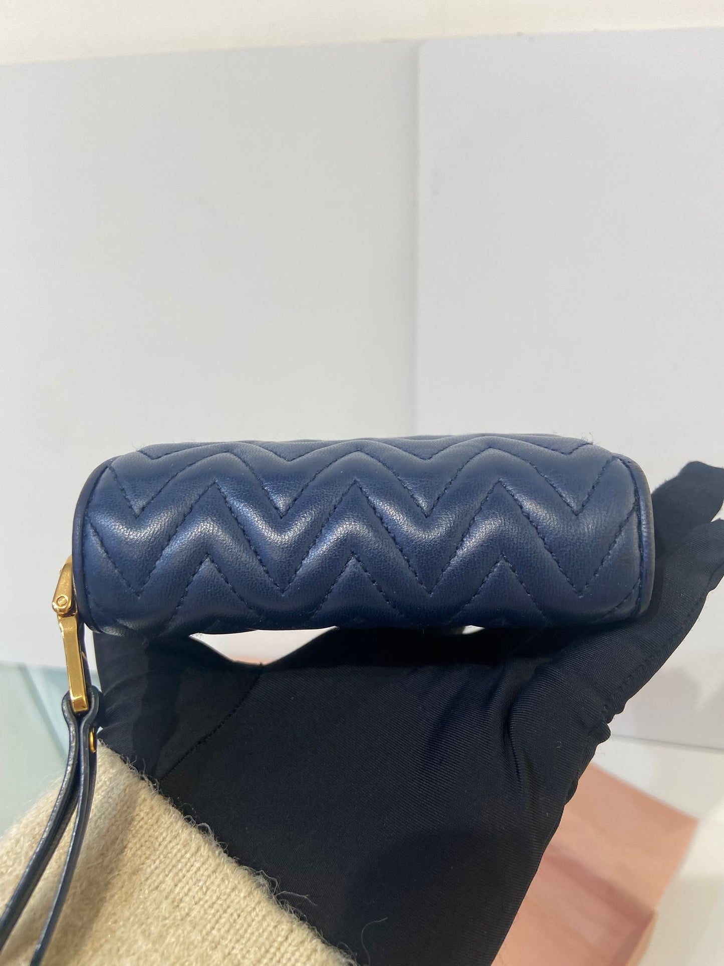 miumiu nappa Impunture wallet