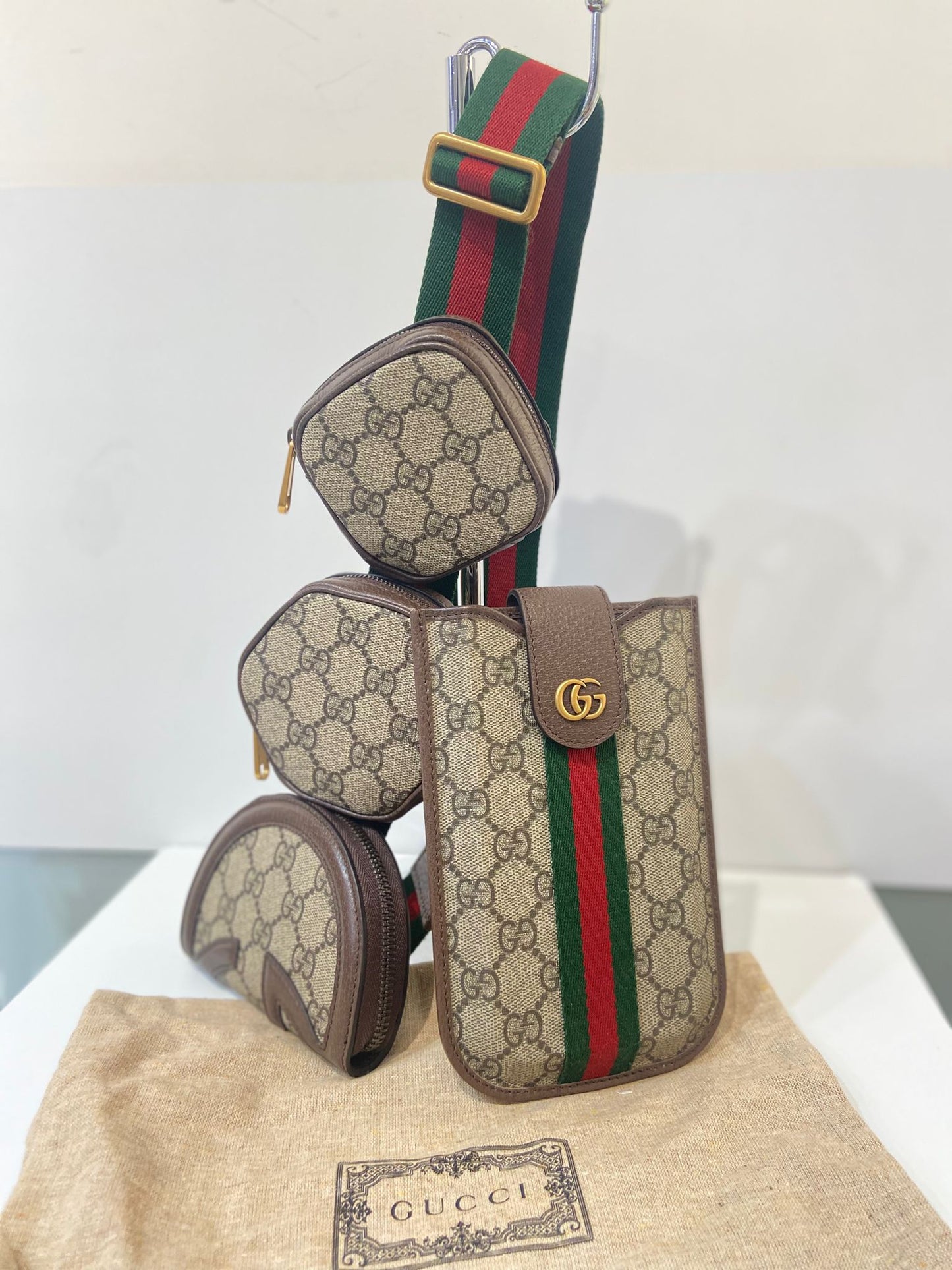 Gucci Ophidia Multi-Pouch Crossbody Bag