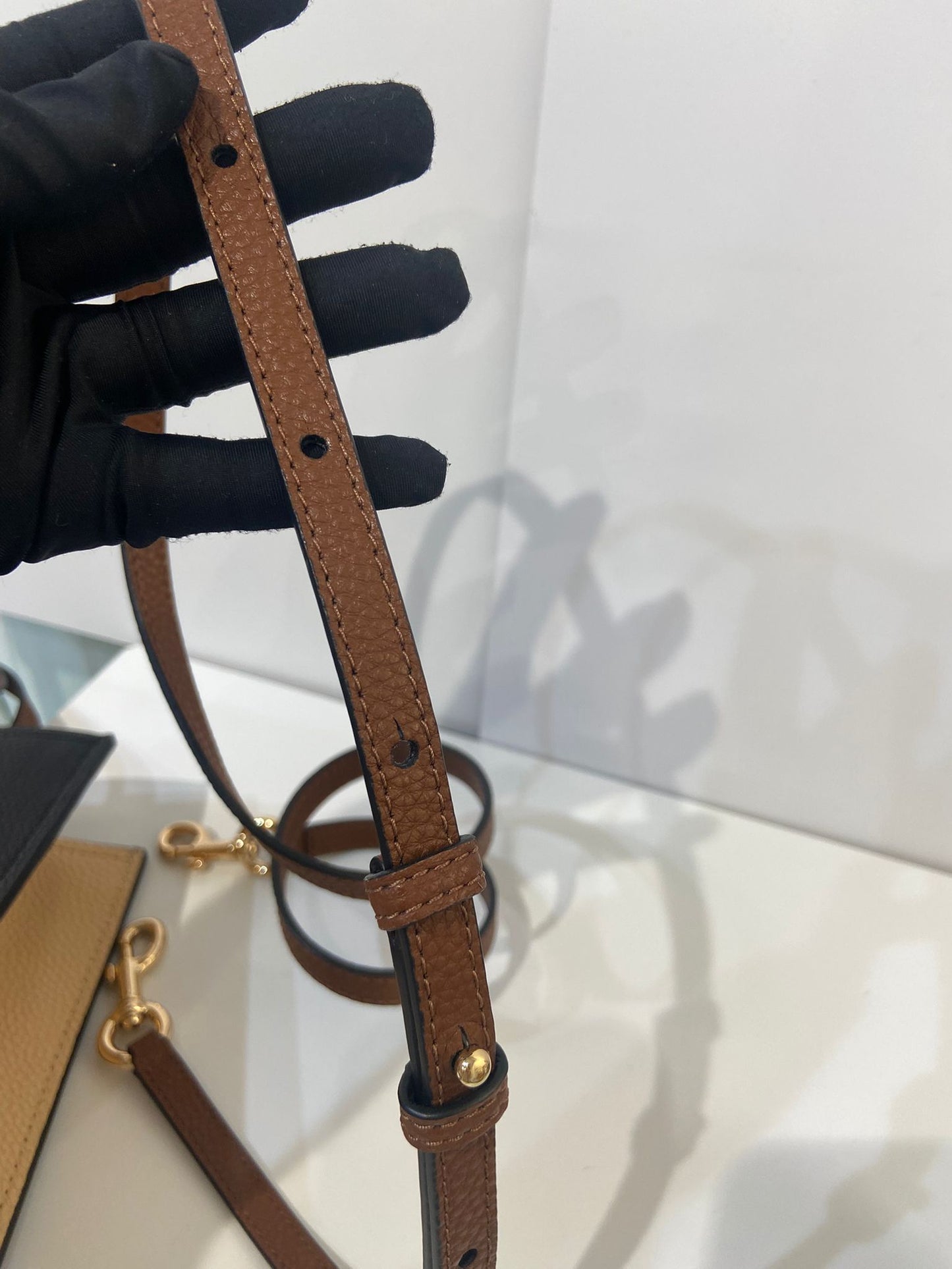 Marc Jacobs Mini Grind Colorblocked Leather Tote Bag