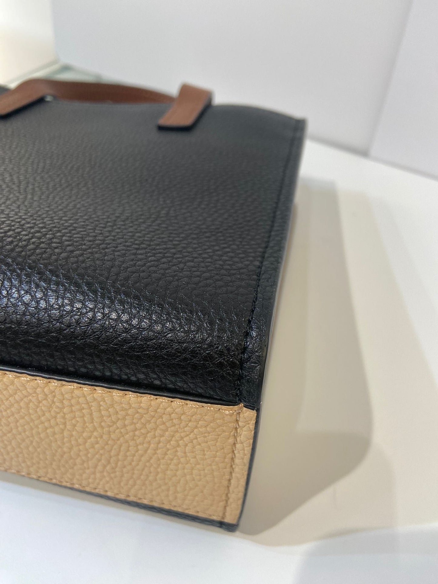 Marc Jacobs Mini Grind Colorblocked Leather Tote Bag