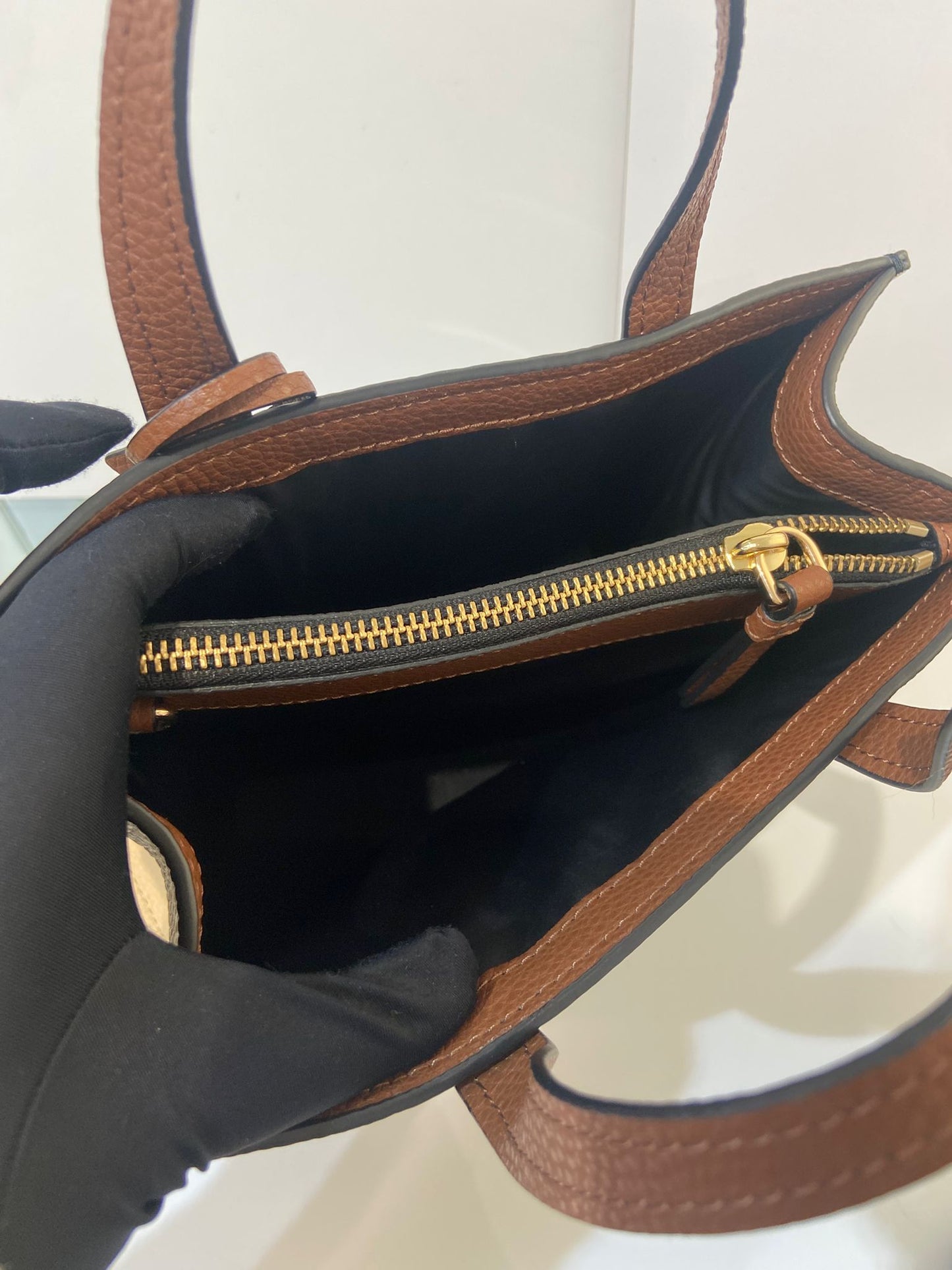 Marc Jacobs Mini Grind Colorblocked Leather Tote Bag