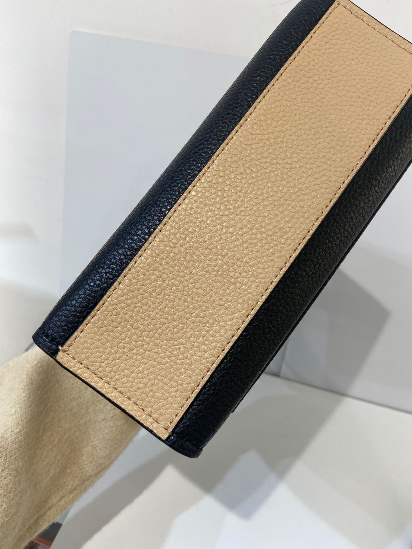 Marc Jacobs Mini Grind Colorblocked Leather Tote Bag