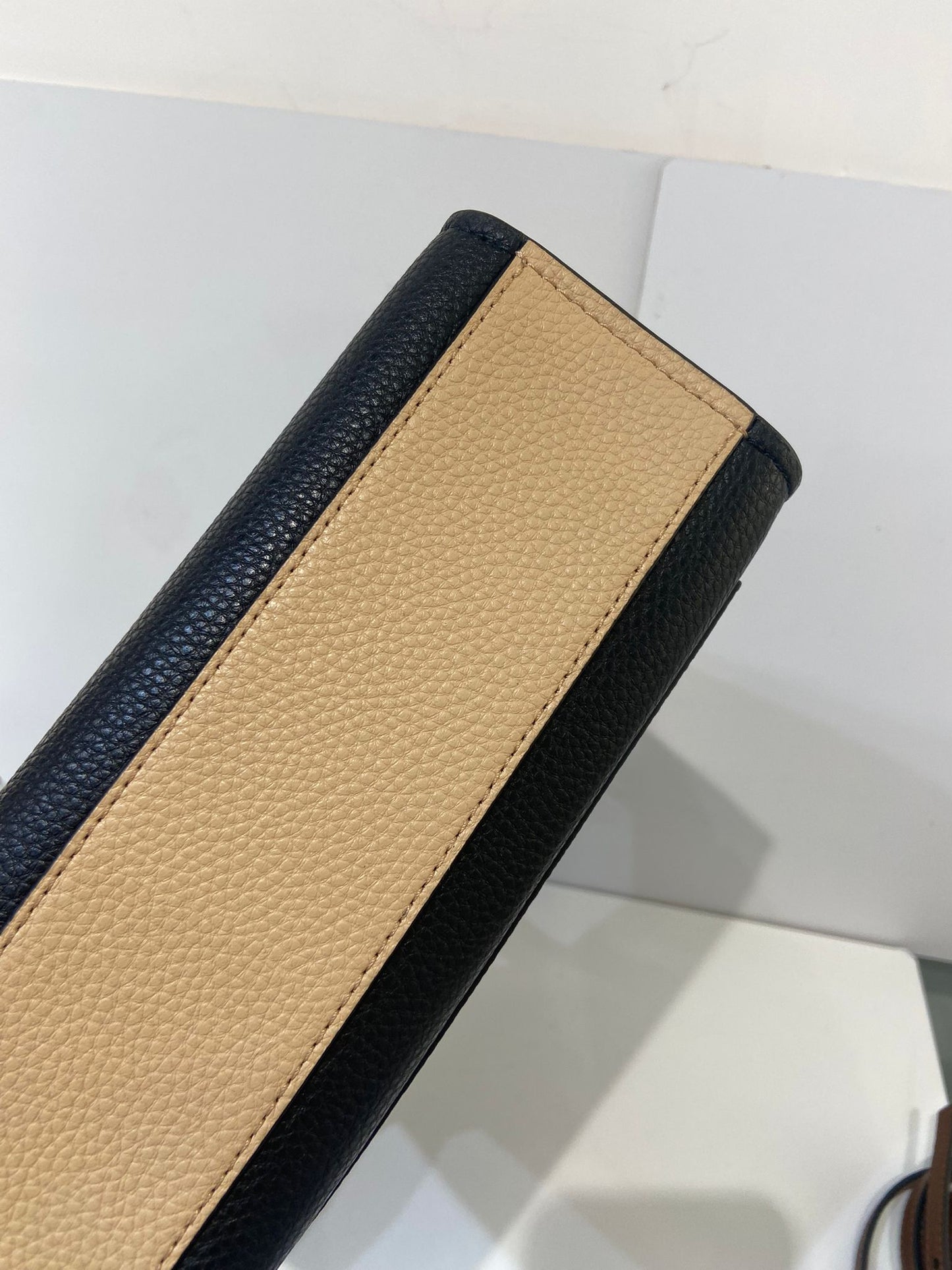 Marc Jacobs Mini Grind Colorblocked Leather Tote Bag
