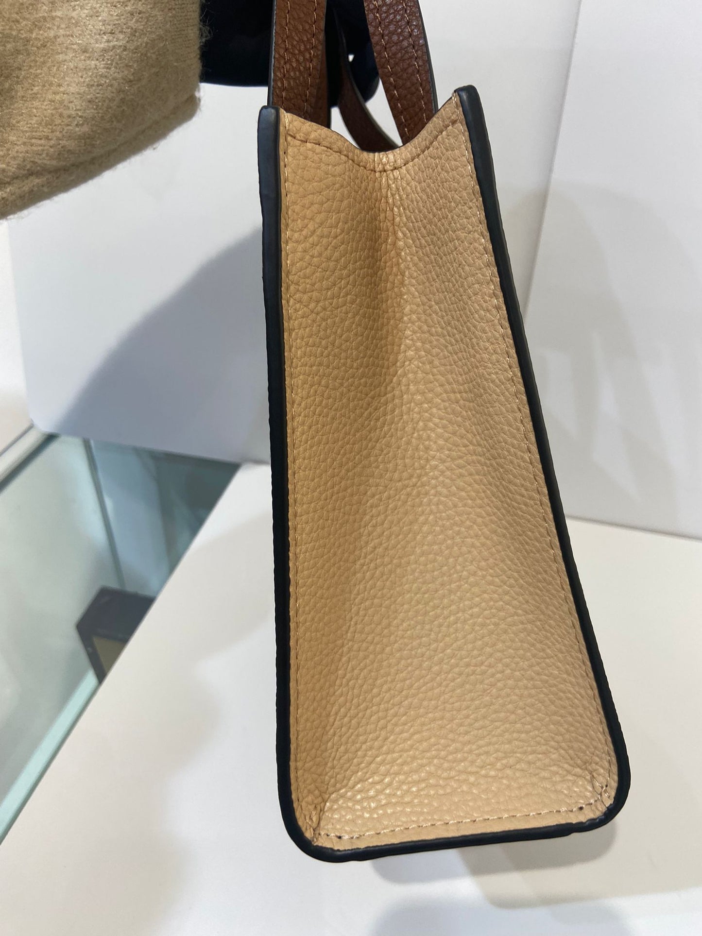 Marc Jacobs Mini Grind Colorblocked Leather Tote Bag