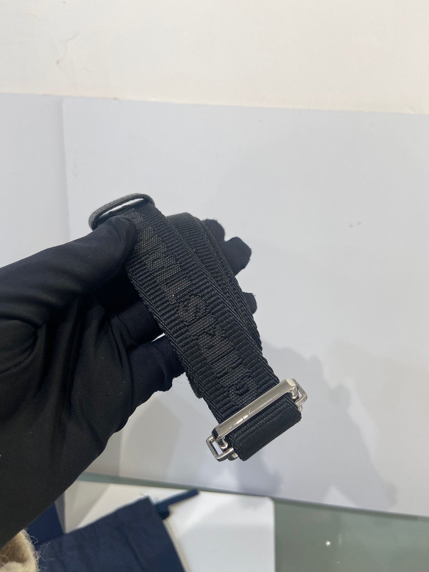 Dior Oblique zipped pouch with strap