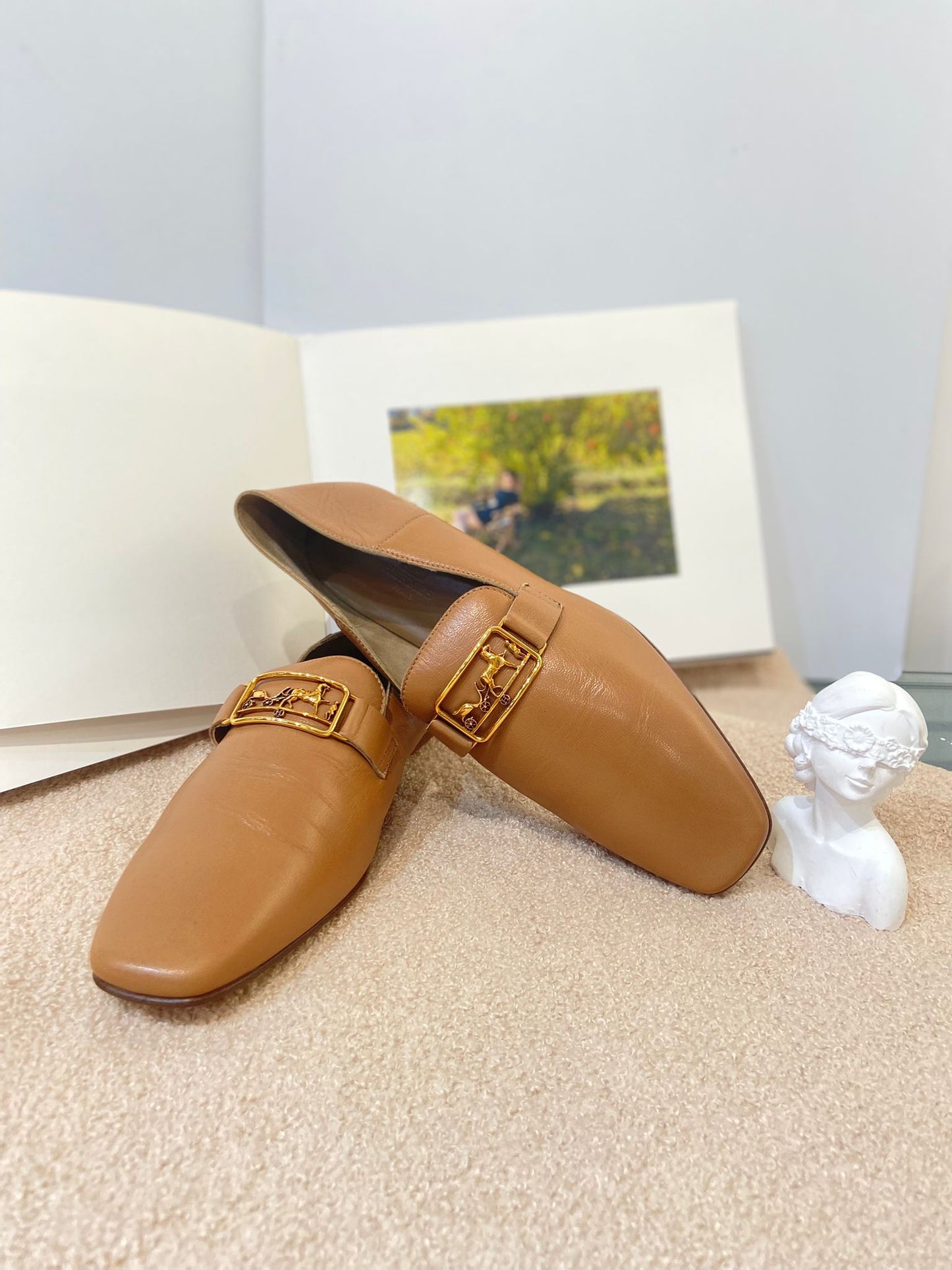 Hermes time loafers