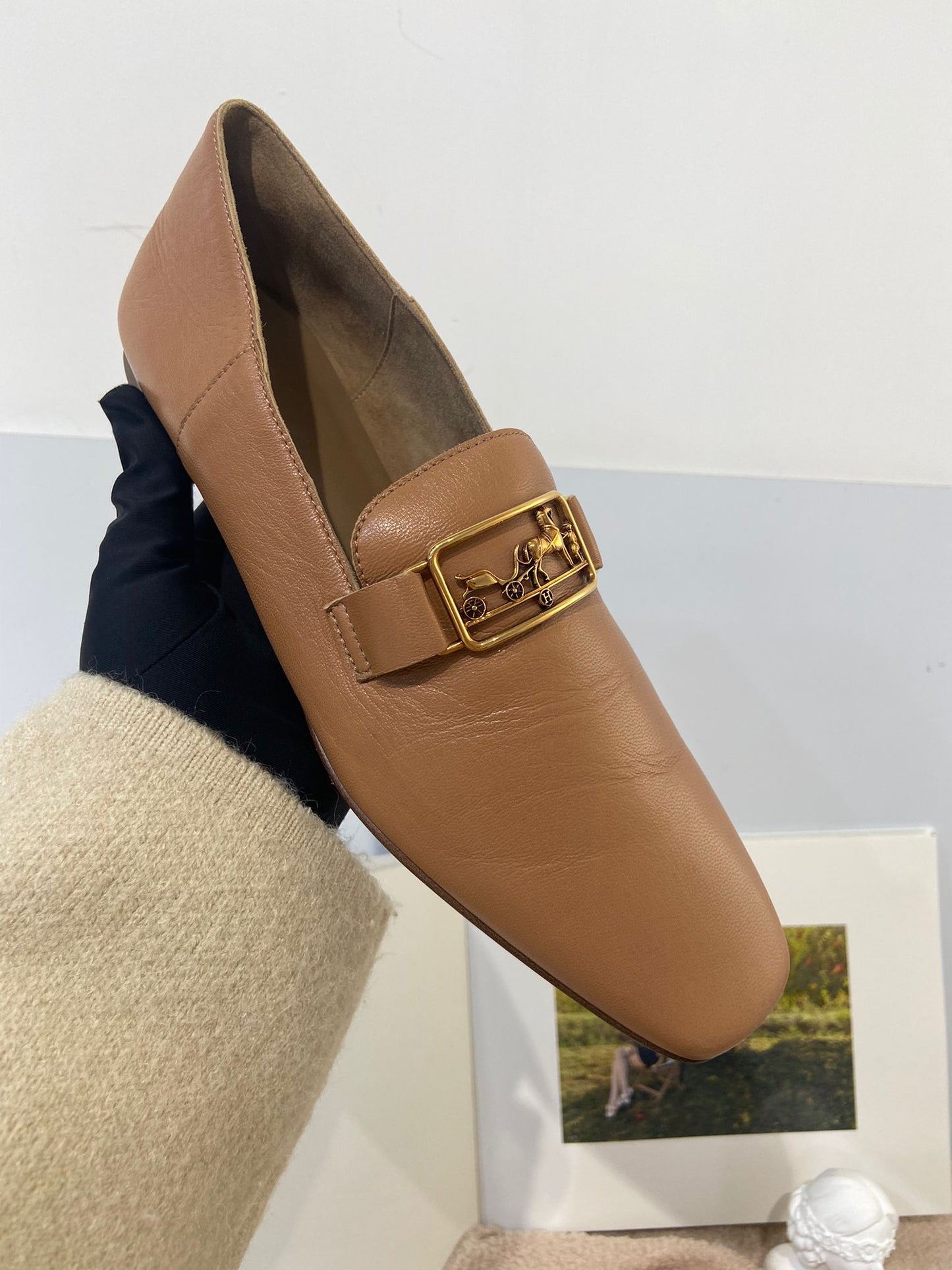 Hermes time loafers