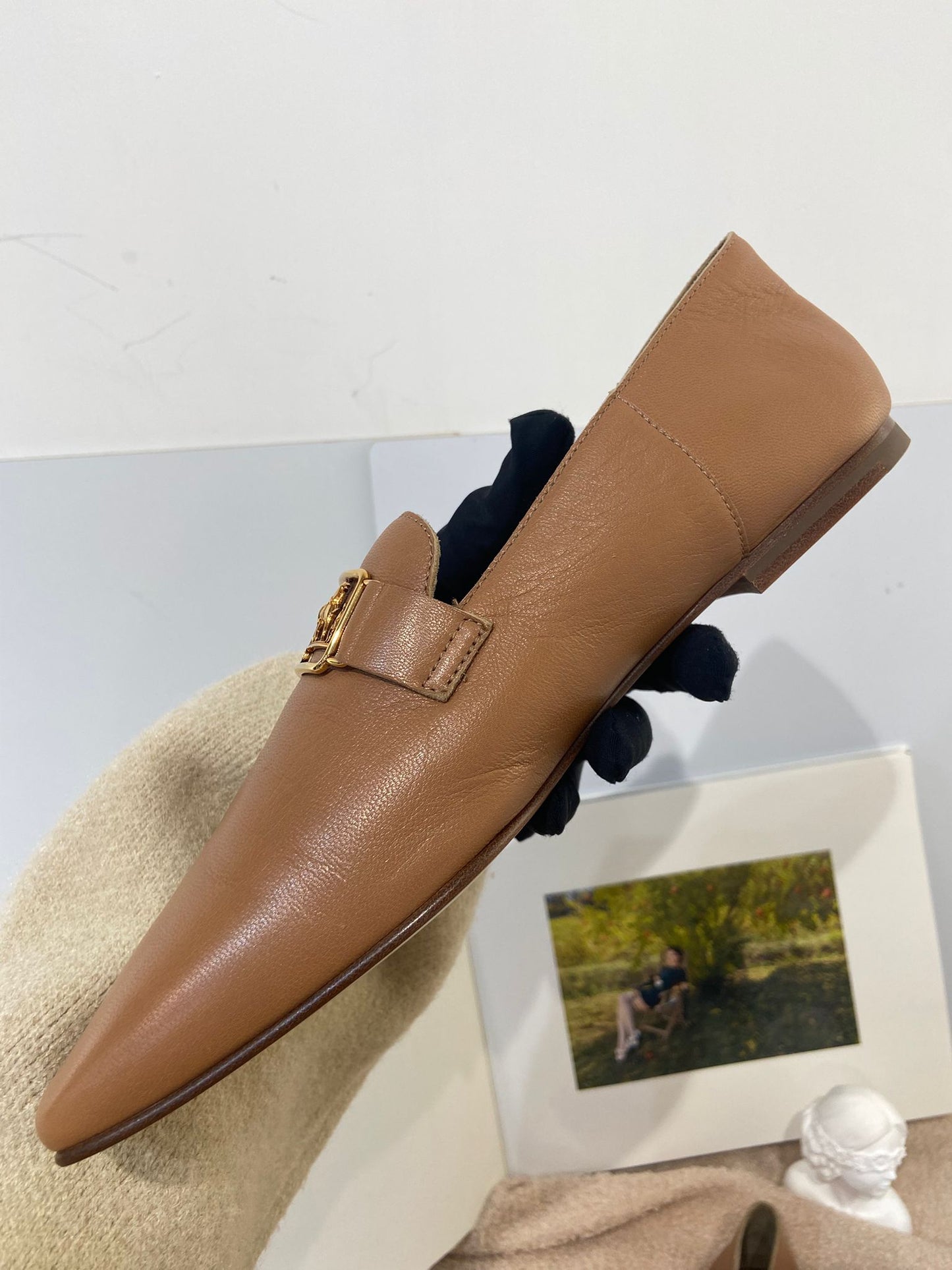Hermes time loafers