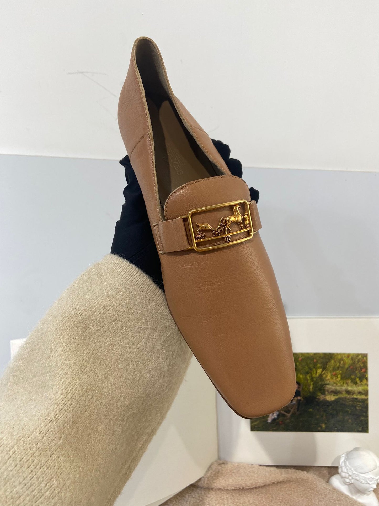 Hermes time loafers