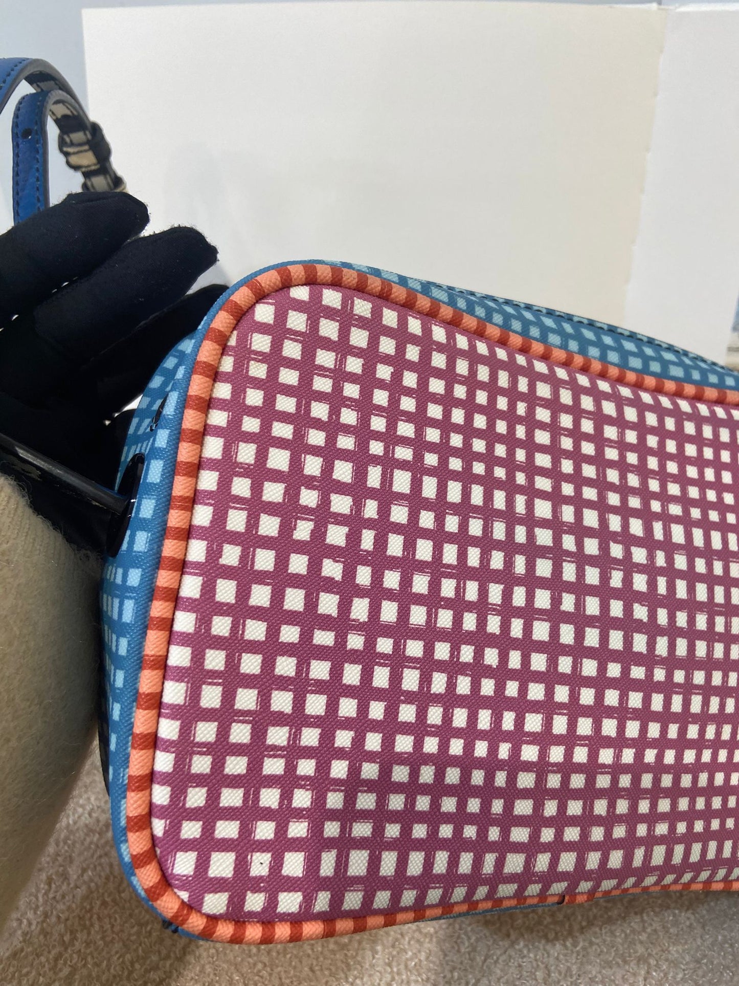 Marc by Marc Jacobs Optical Stripe Sally camera Bag