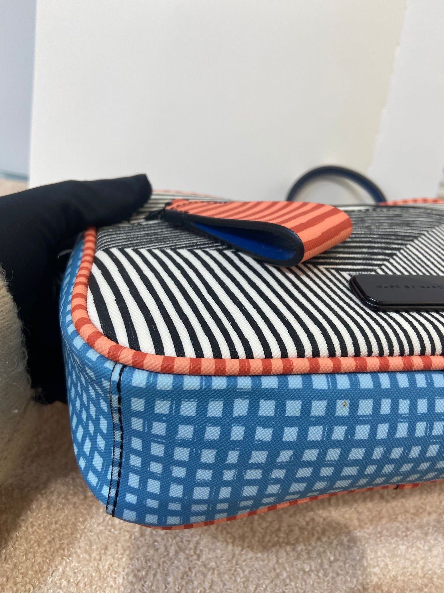 Marc by Marc Jacobs Optical Stripe Sally camera Bag