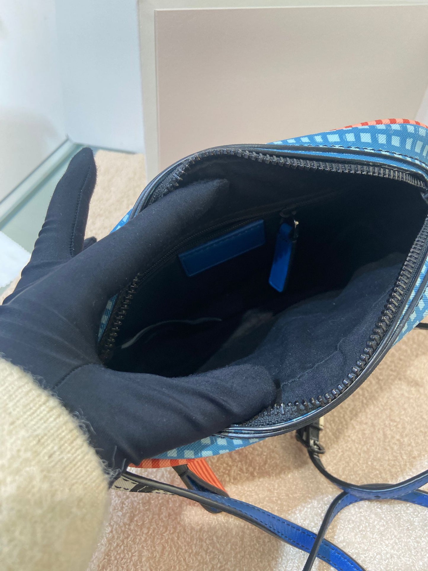Marc by Marc Jacobs Optical Stripe Sally camera Bag