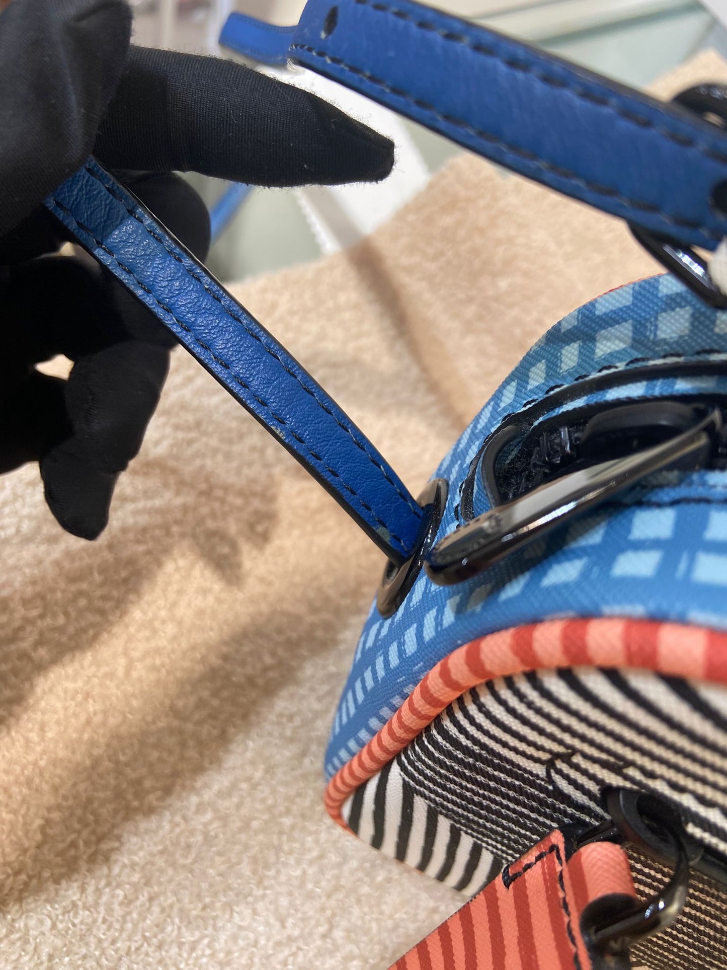 Marc by Marc Jacobs Optical Stripe Sally camera Bag